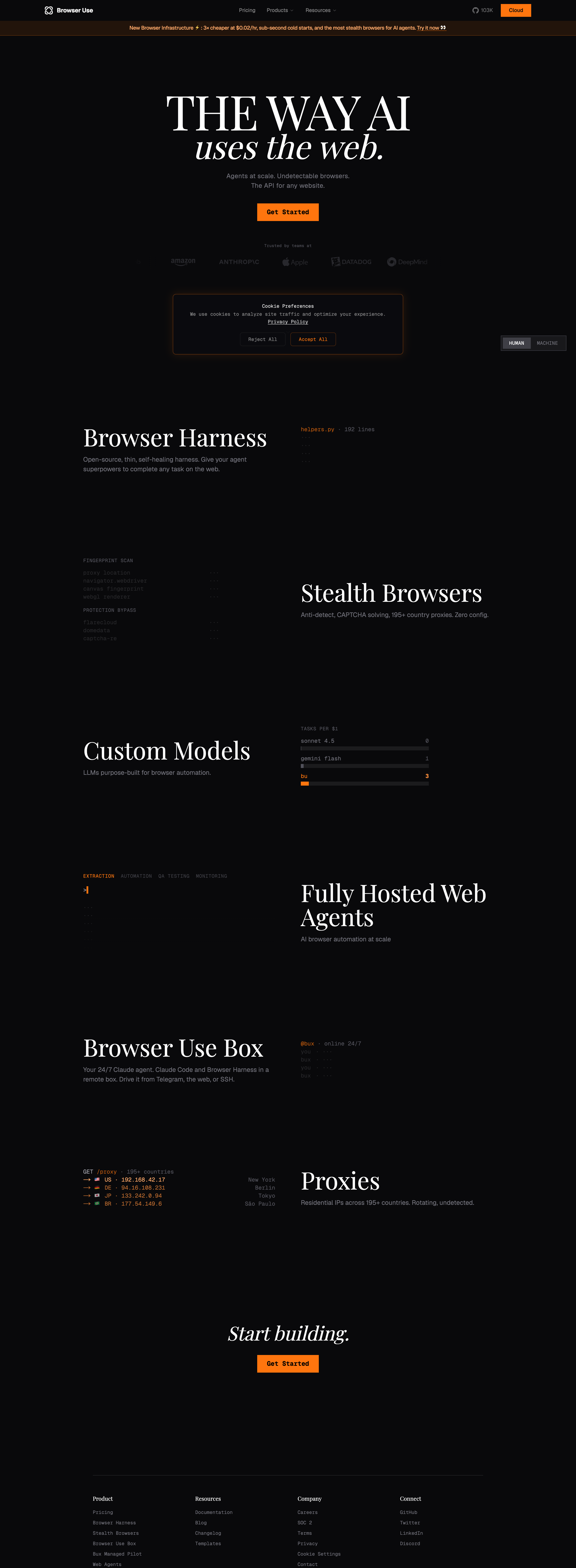 Browser Use desktop screenshot