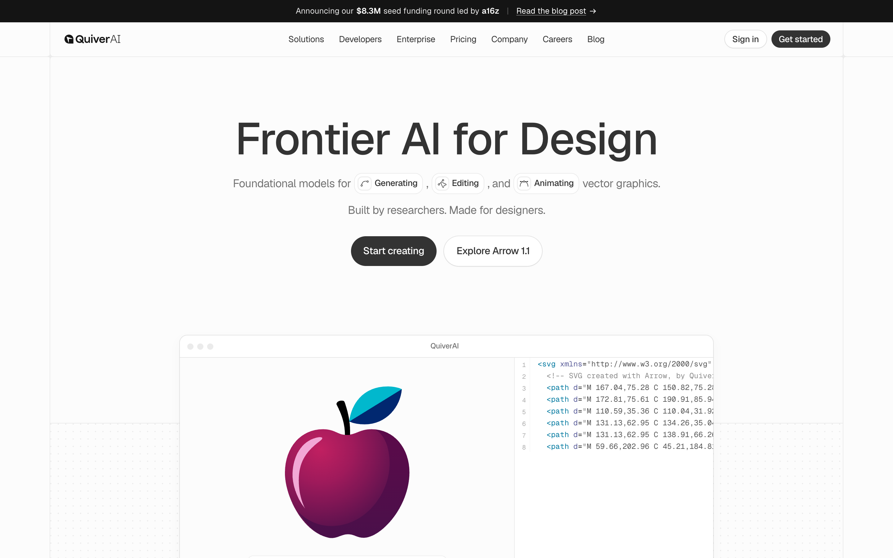 Quiver AI desktop screenshot