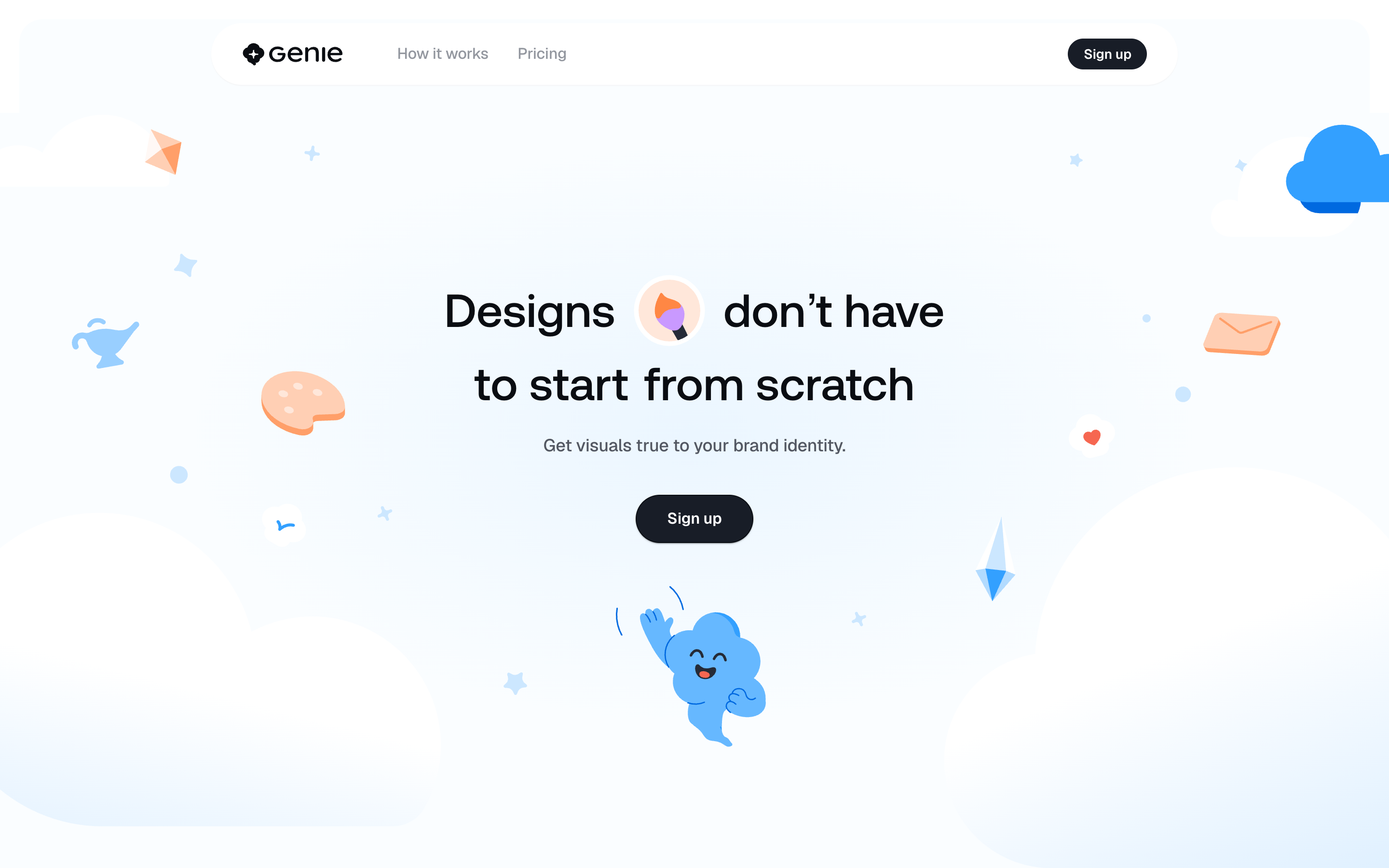 Genie Studio website screenshot
