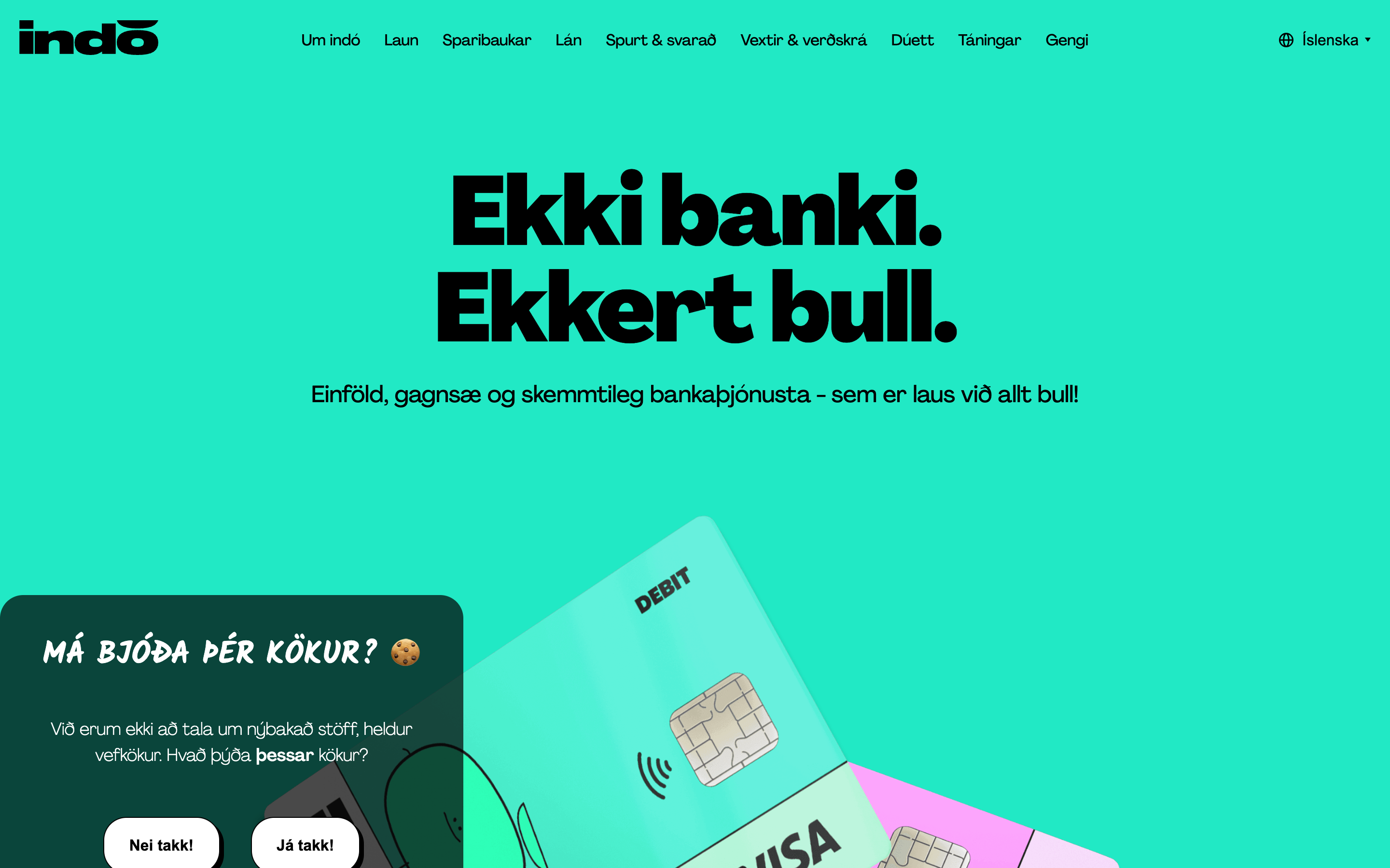 Indo website screenshot
