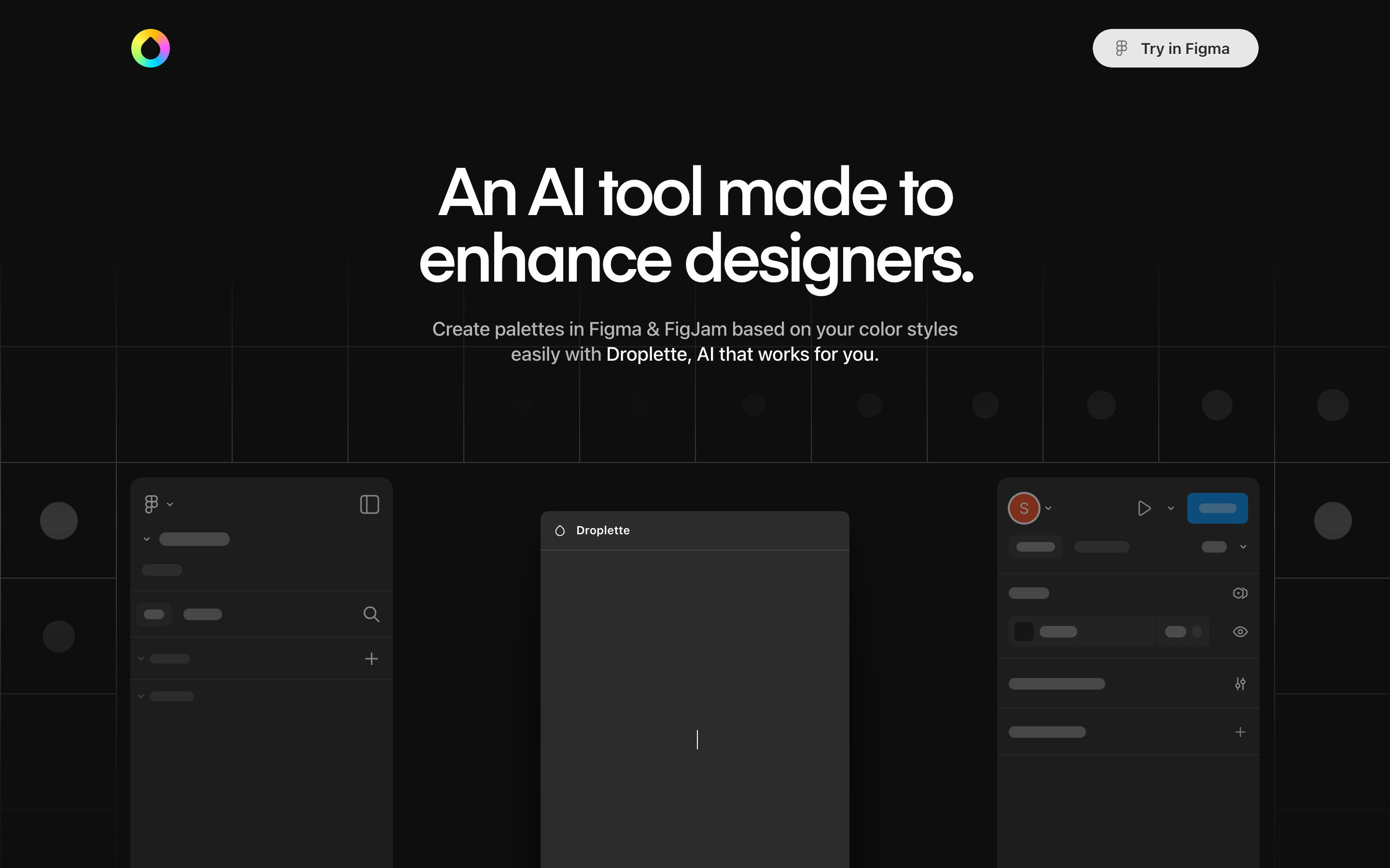Droplette website screenshot