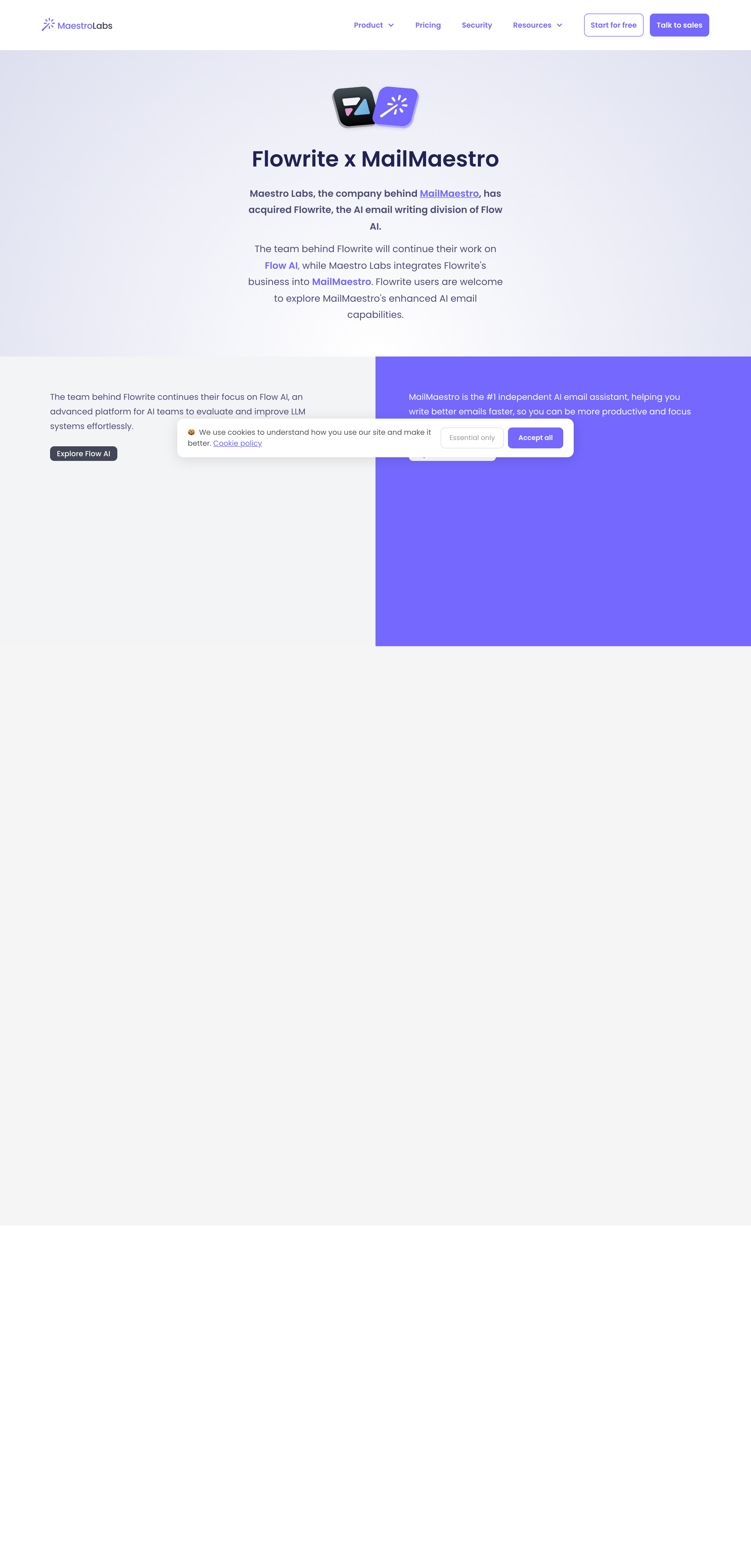 Flowrite desktop screenshot