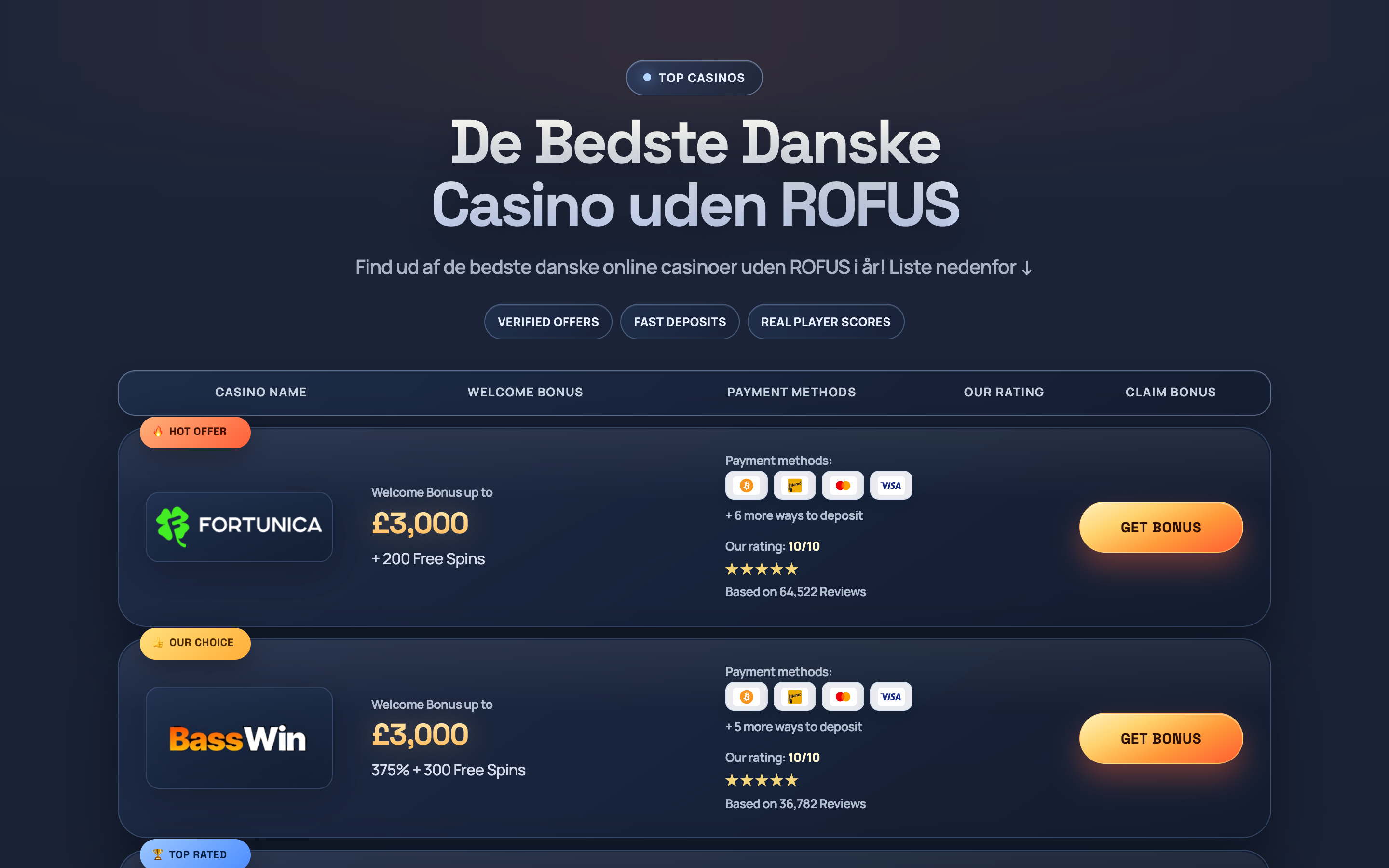 Joinbandit website screenshot