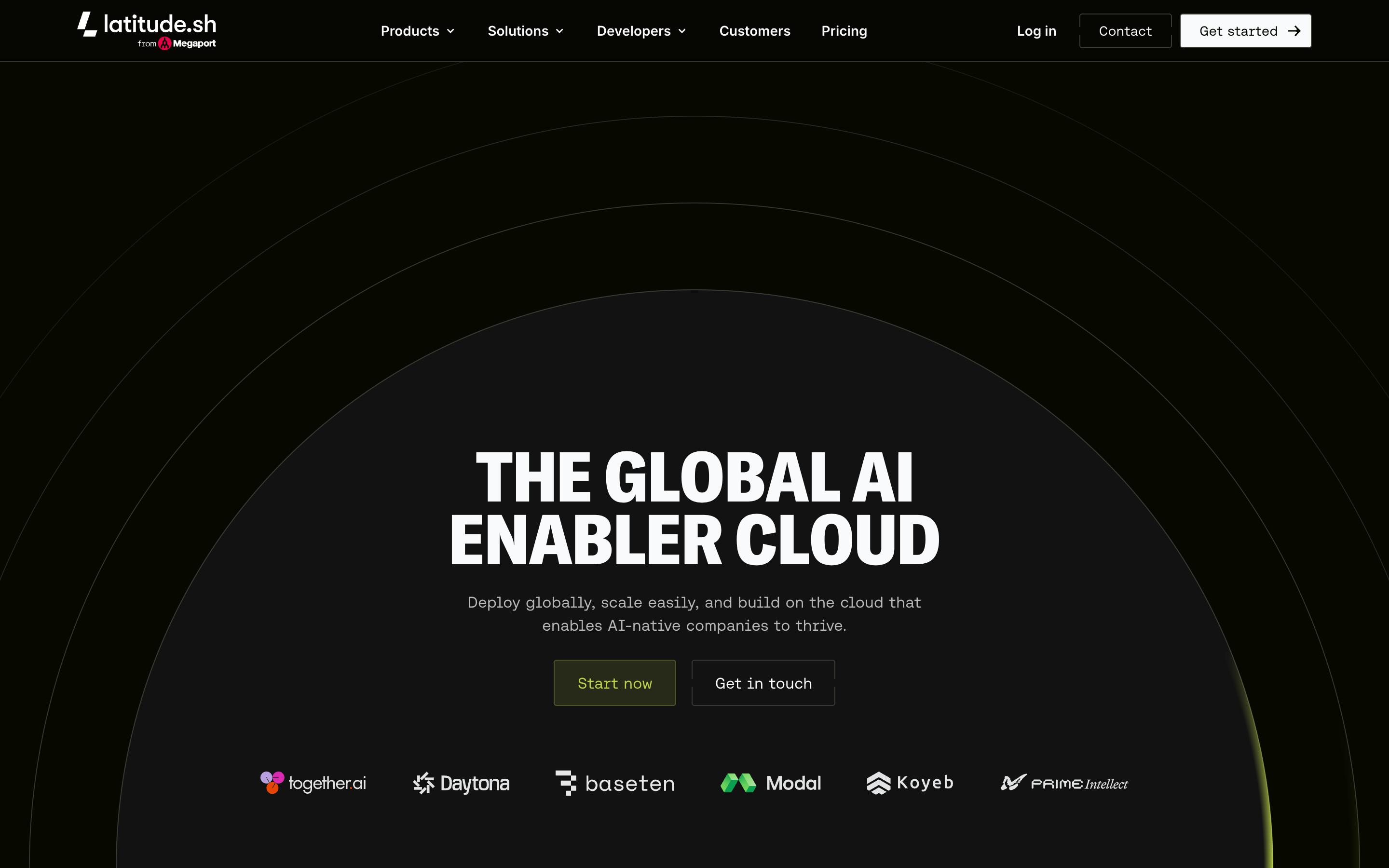 Latitude website screenshot