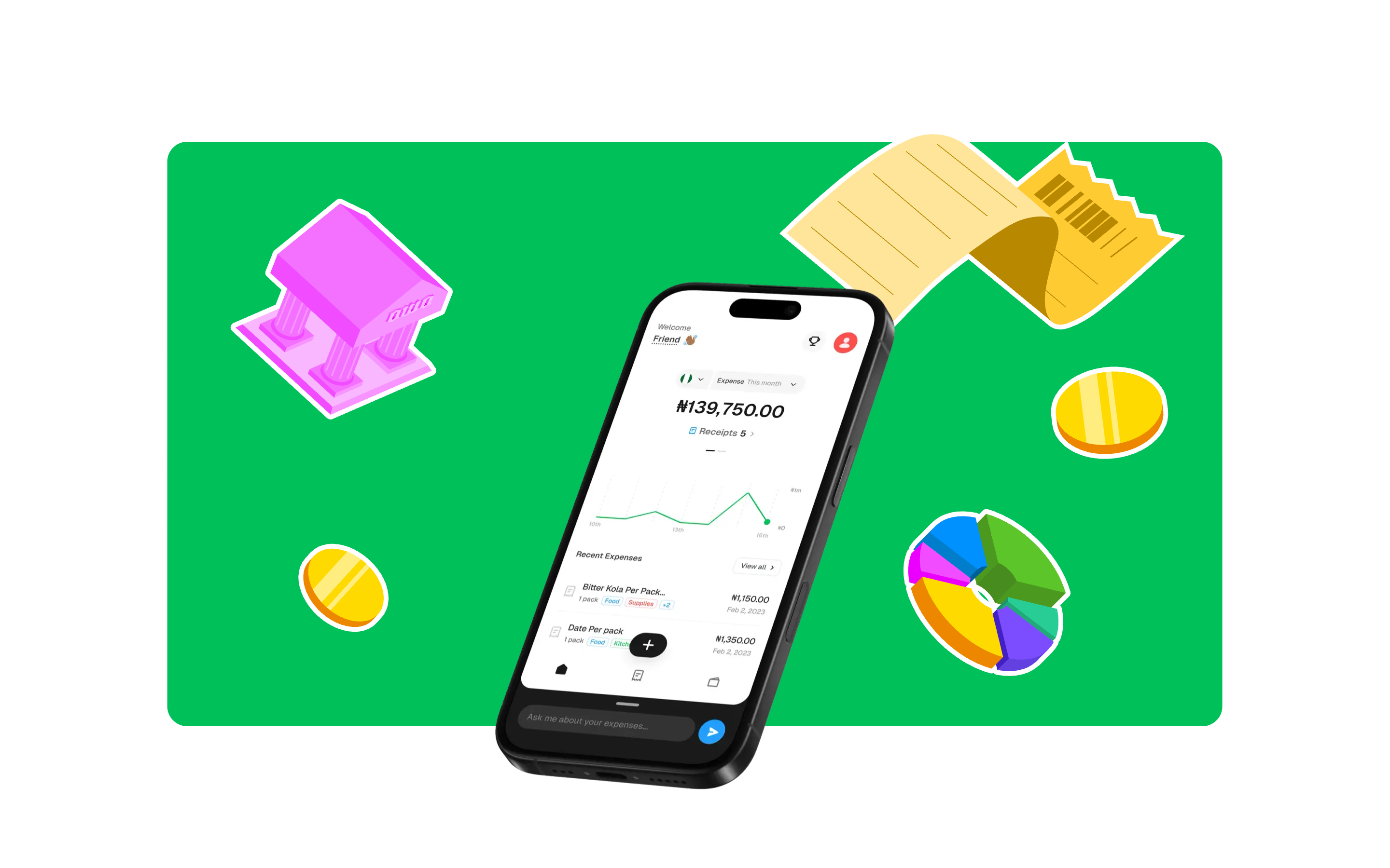 Expenseai website screenshot