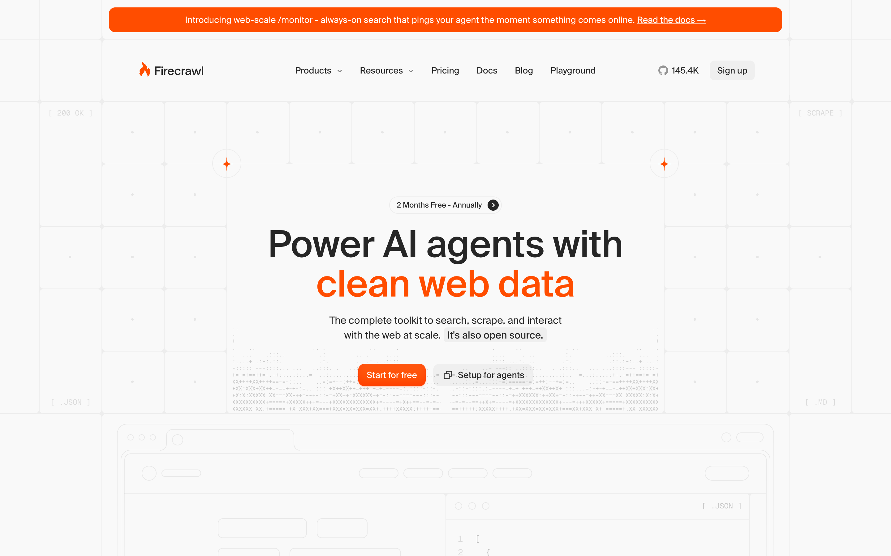 Firecrawl website screenshot