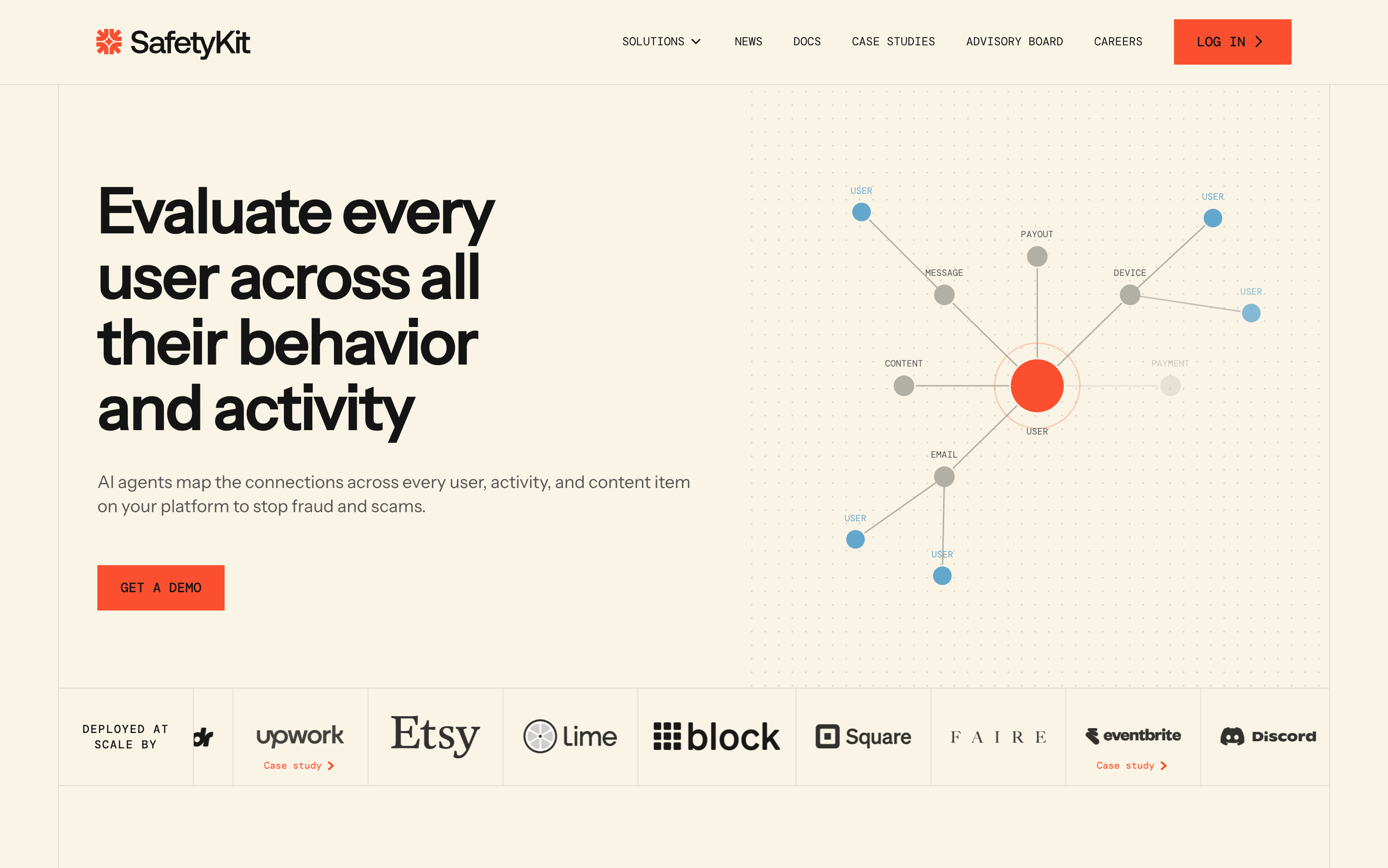 SafetyKit website screenshot