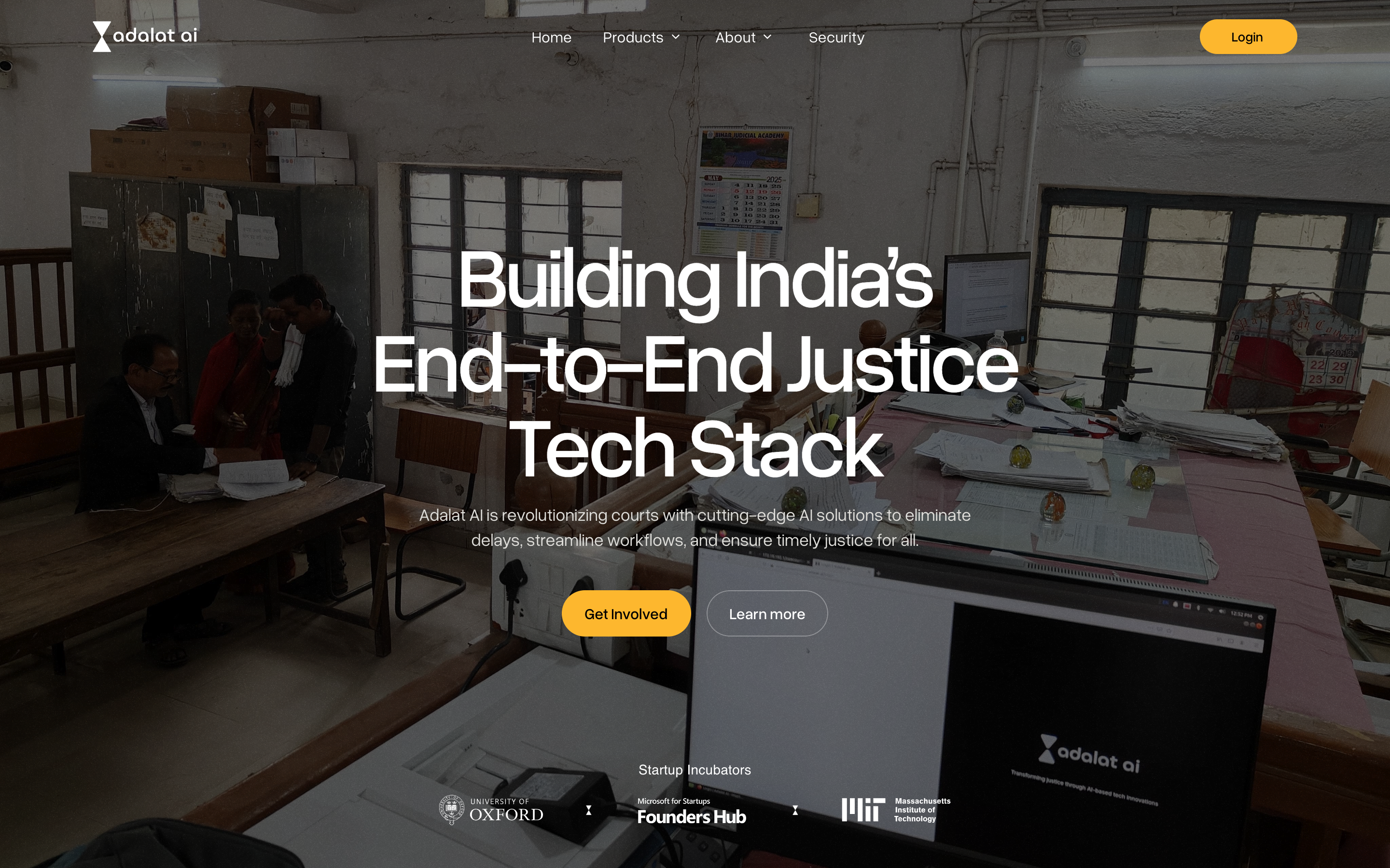 Adalat website screenshot