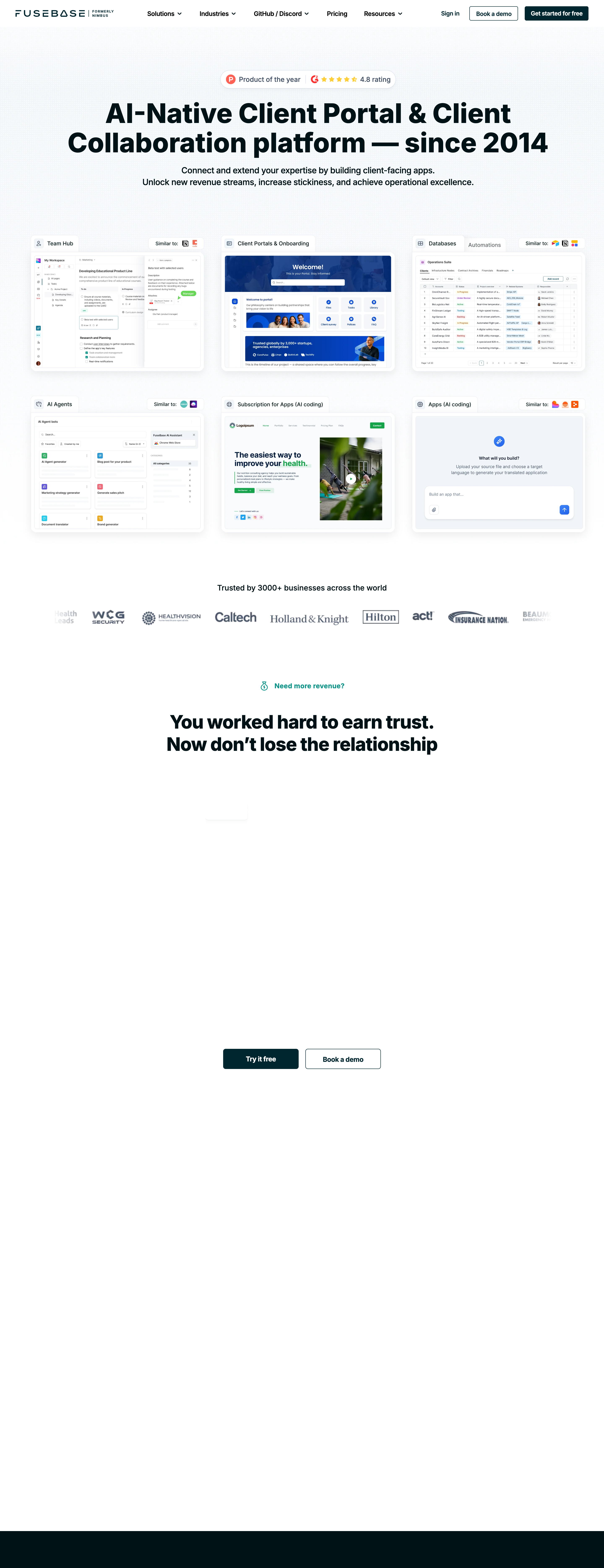 Nimbusweb desktop screenshot