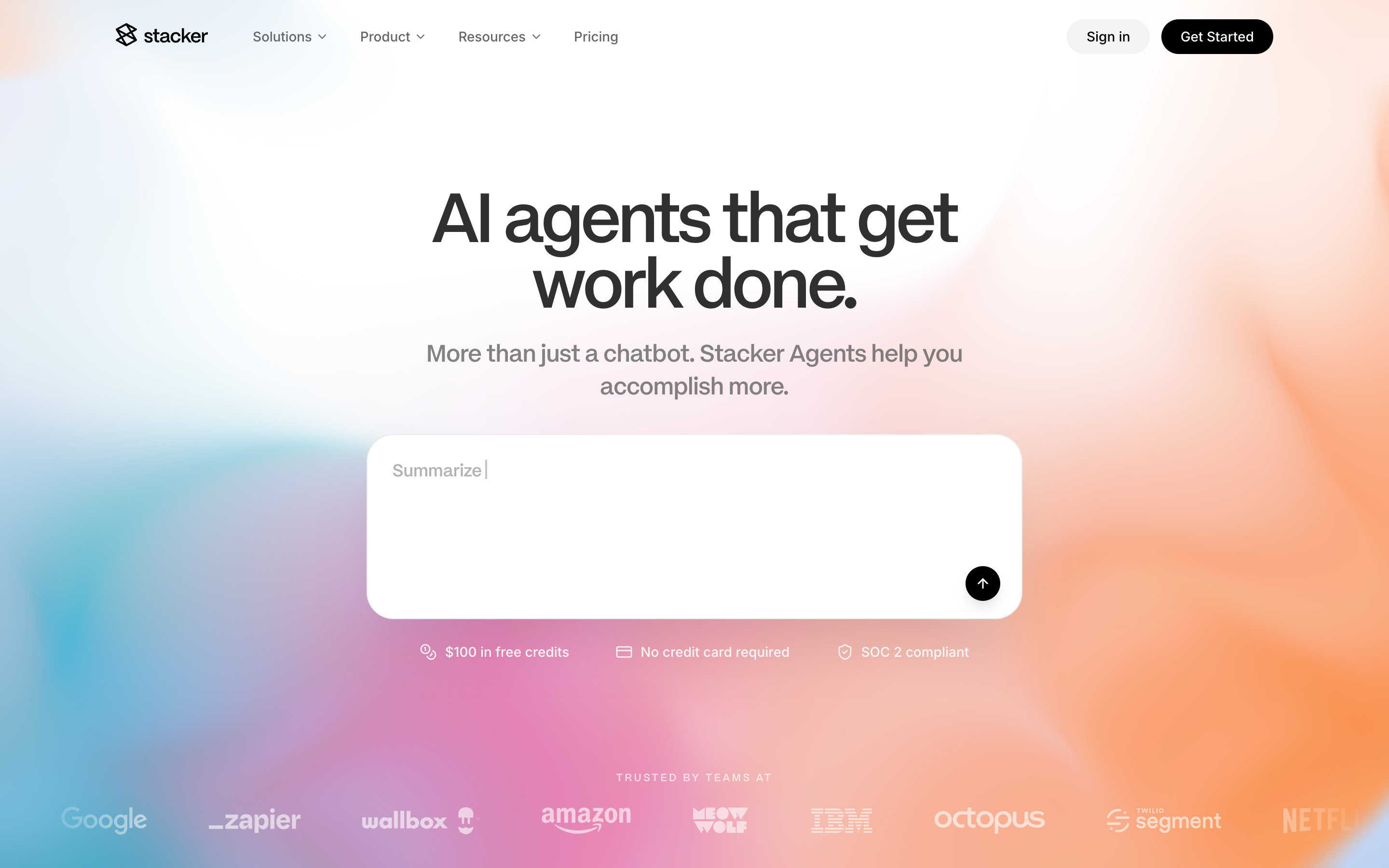 Stackerhq website screenshot