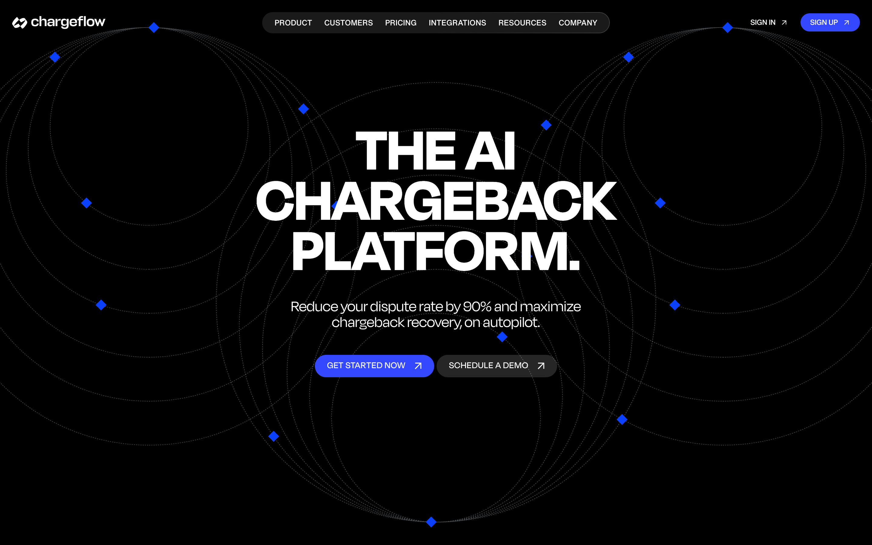 Chargeflow website screenshot