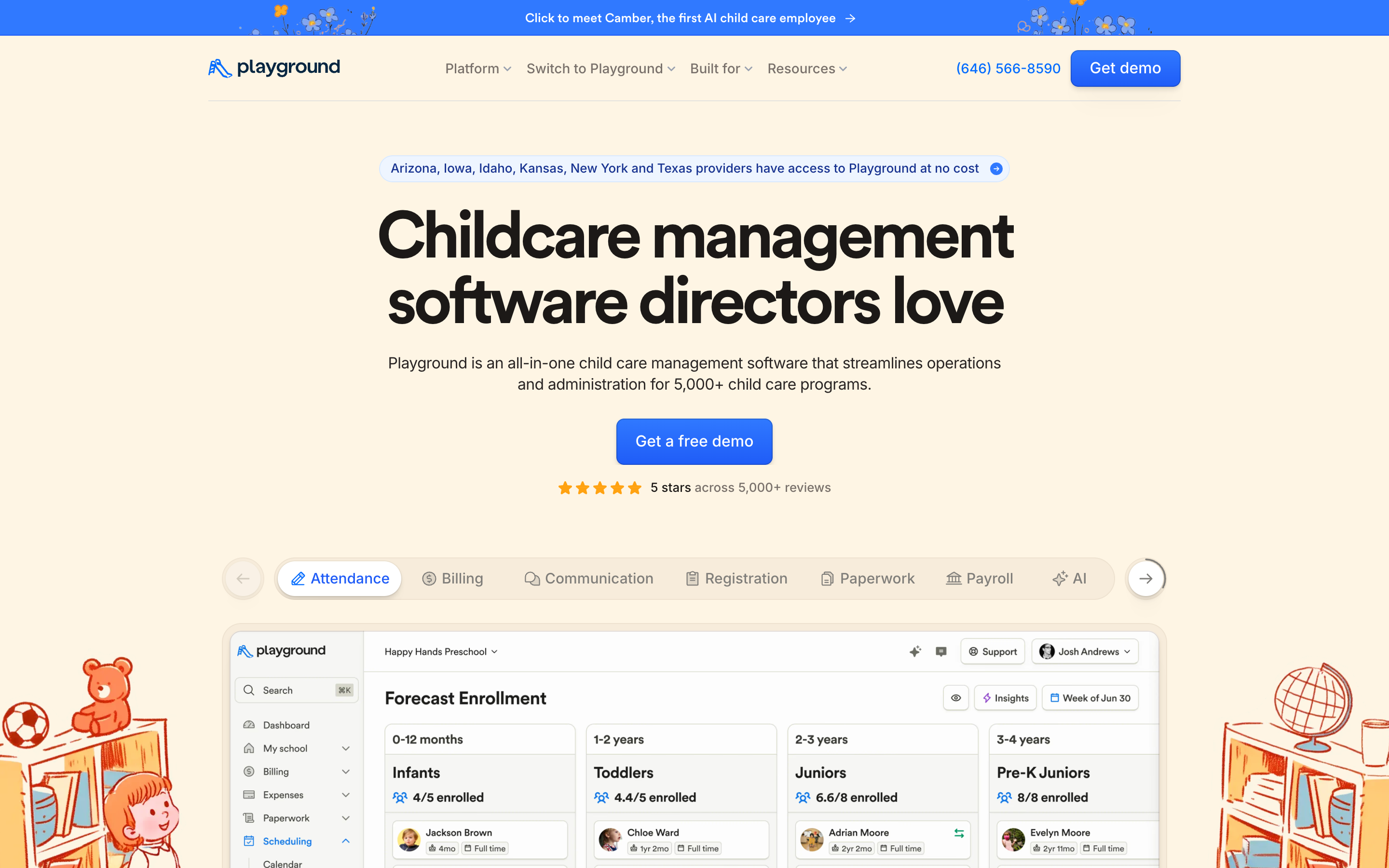 Tryplayground website screenshot