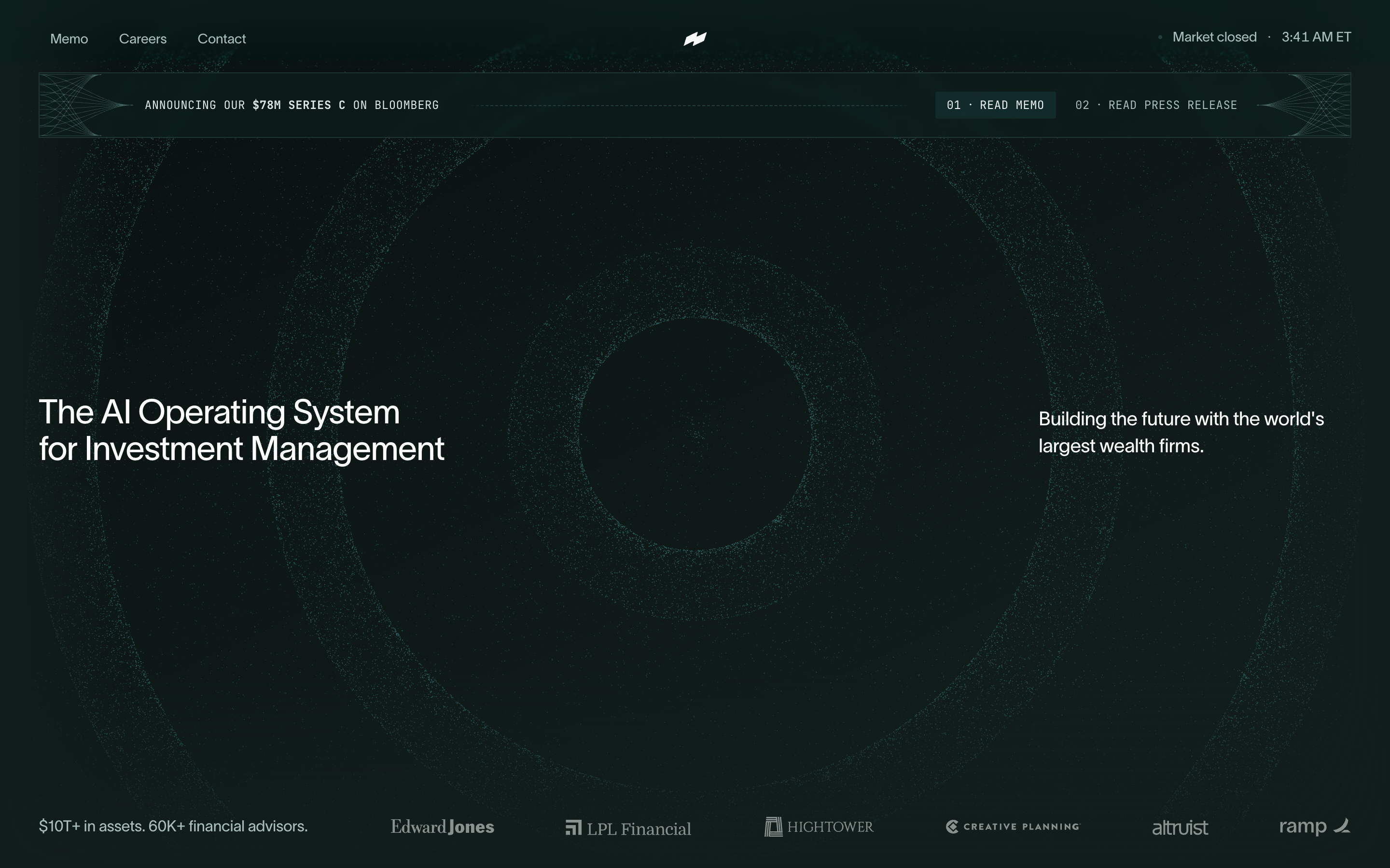 Moment Analytics website screenshot