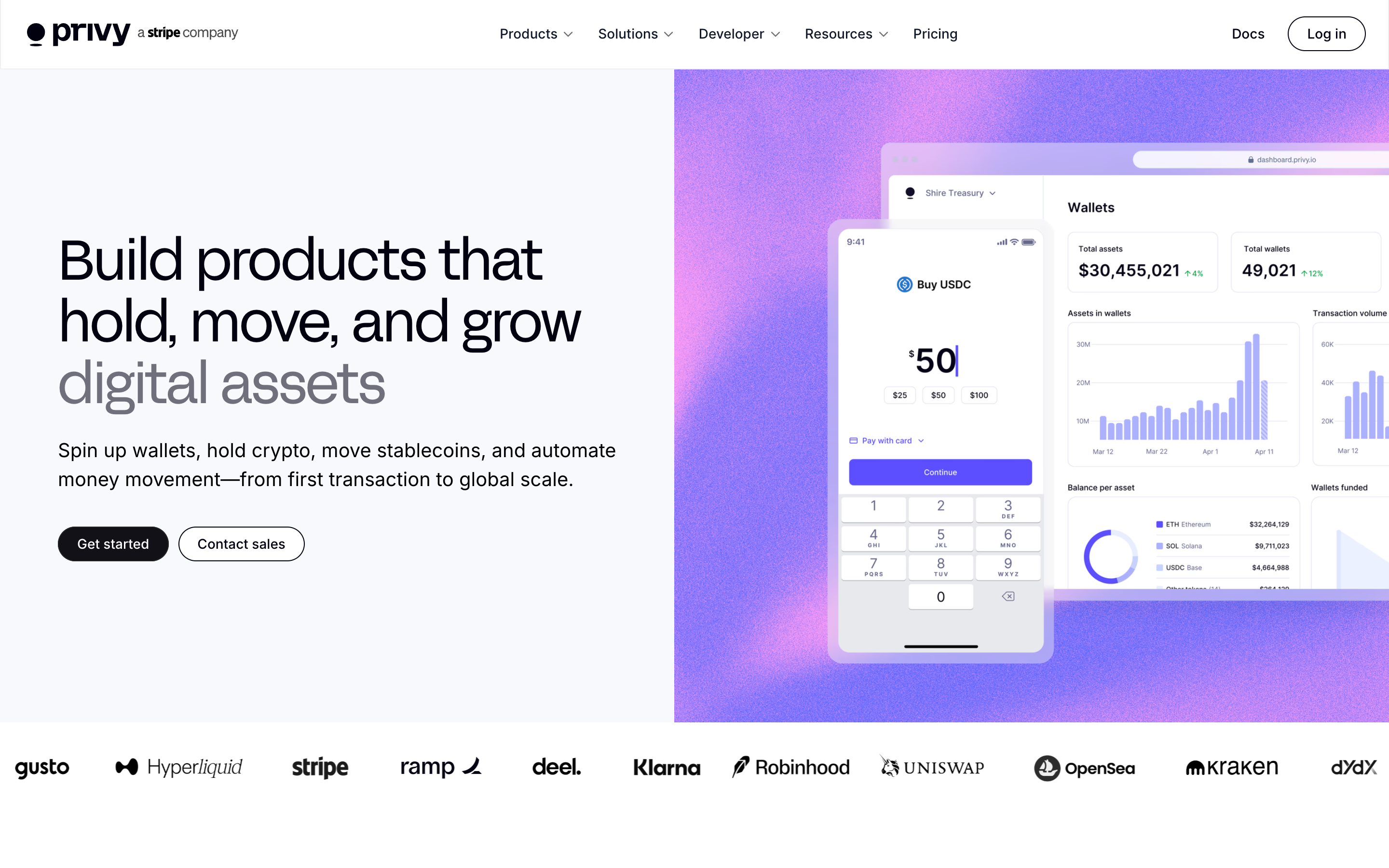 Privy website screenshot