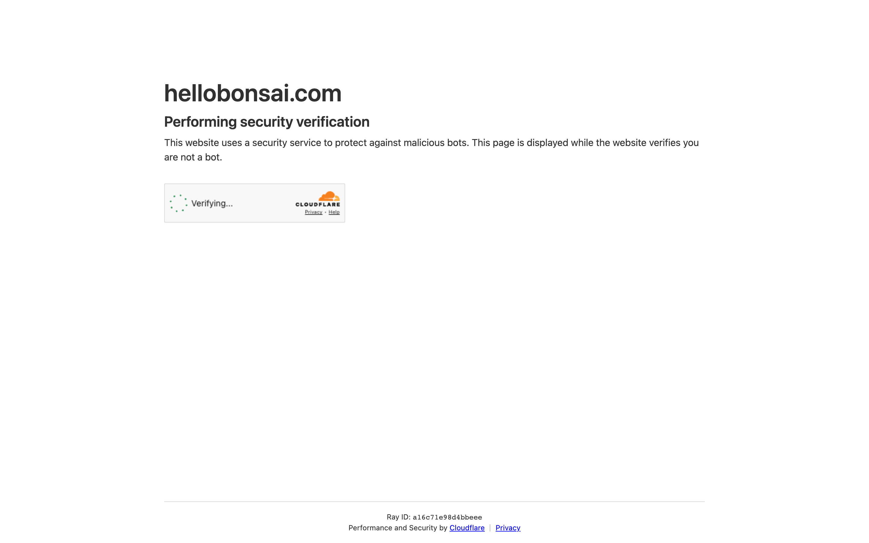 Hellobonsai desktop screenshot