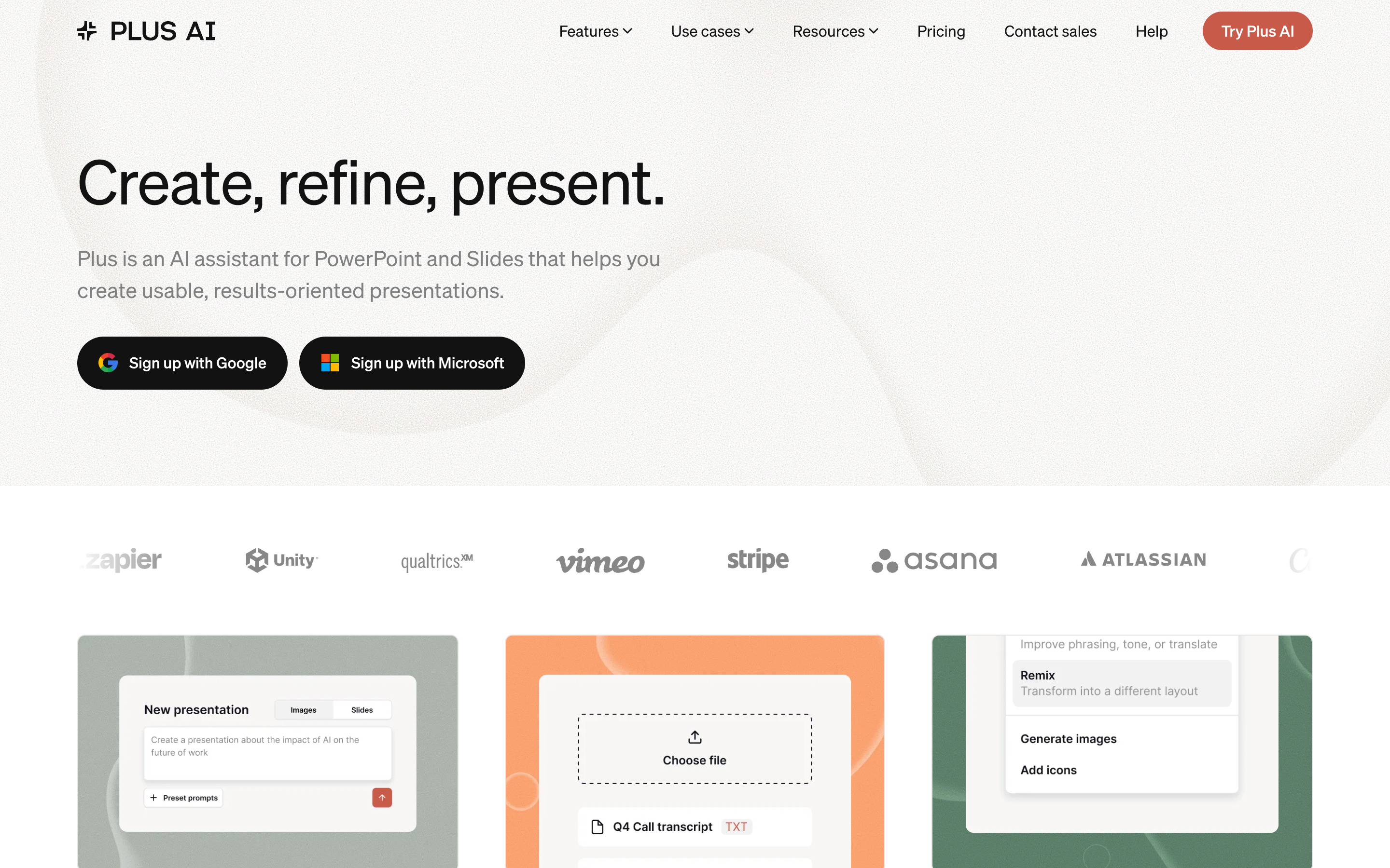 Plusdocs website screenshot
