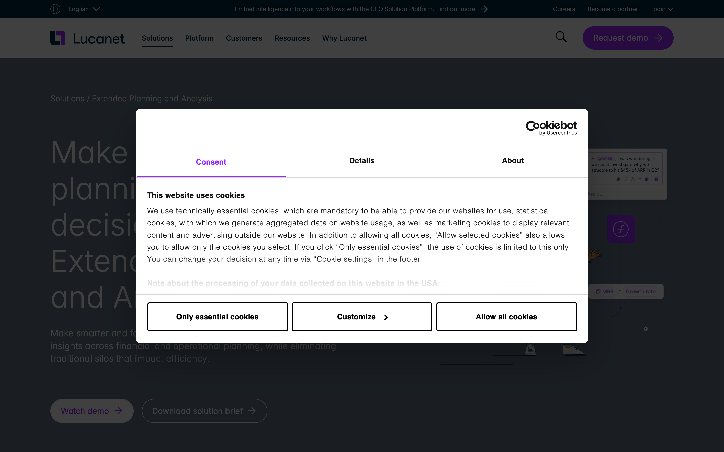 Causal website screenshot