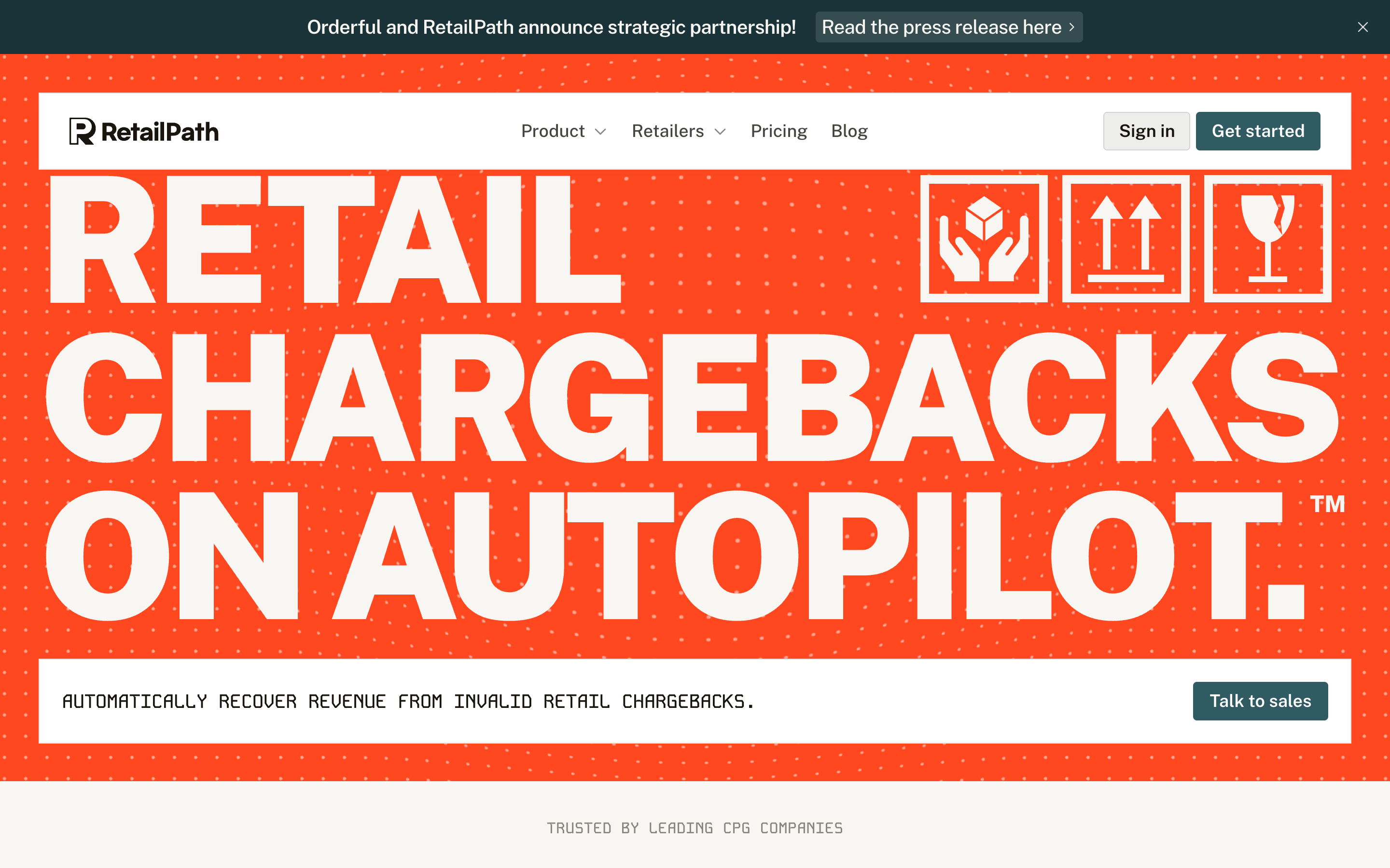 Retailpath website screenshot