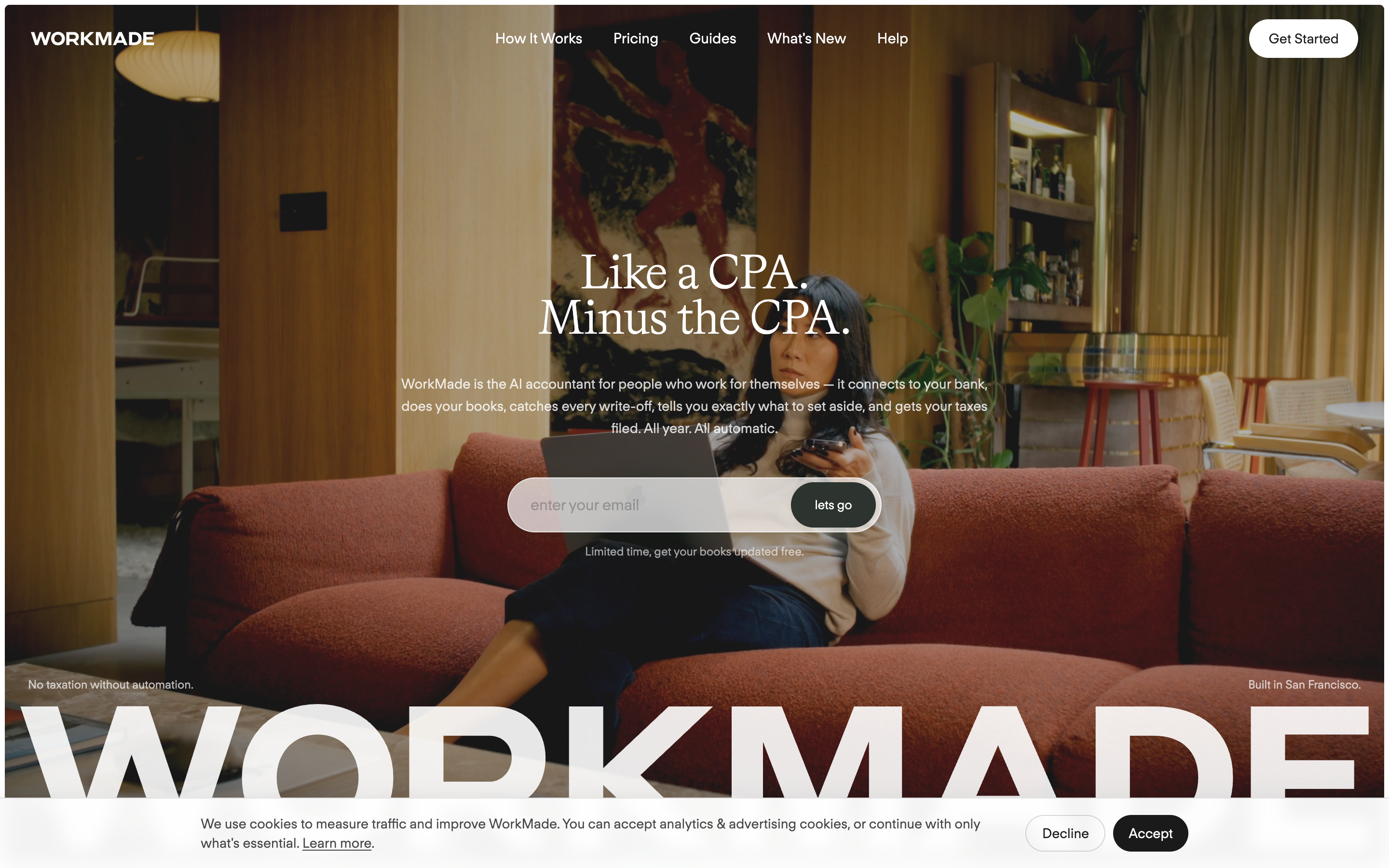 Workmade website screenshot