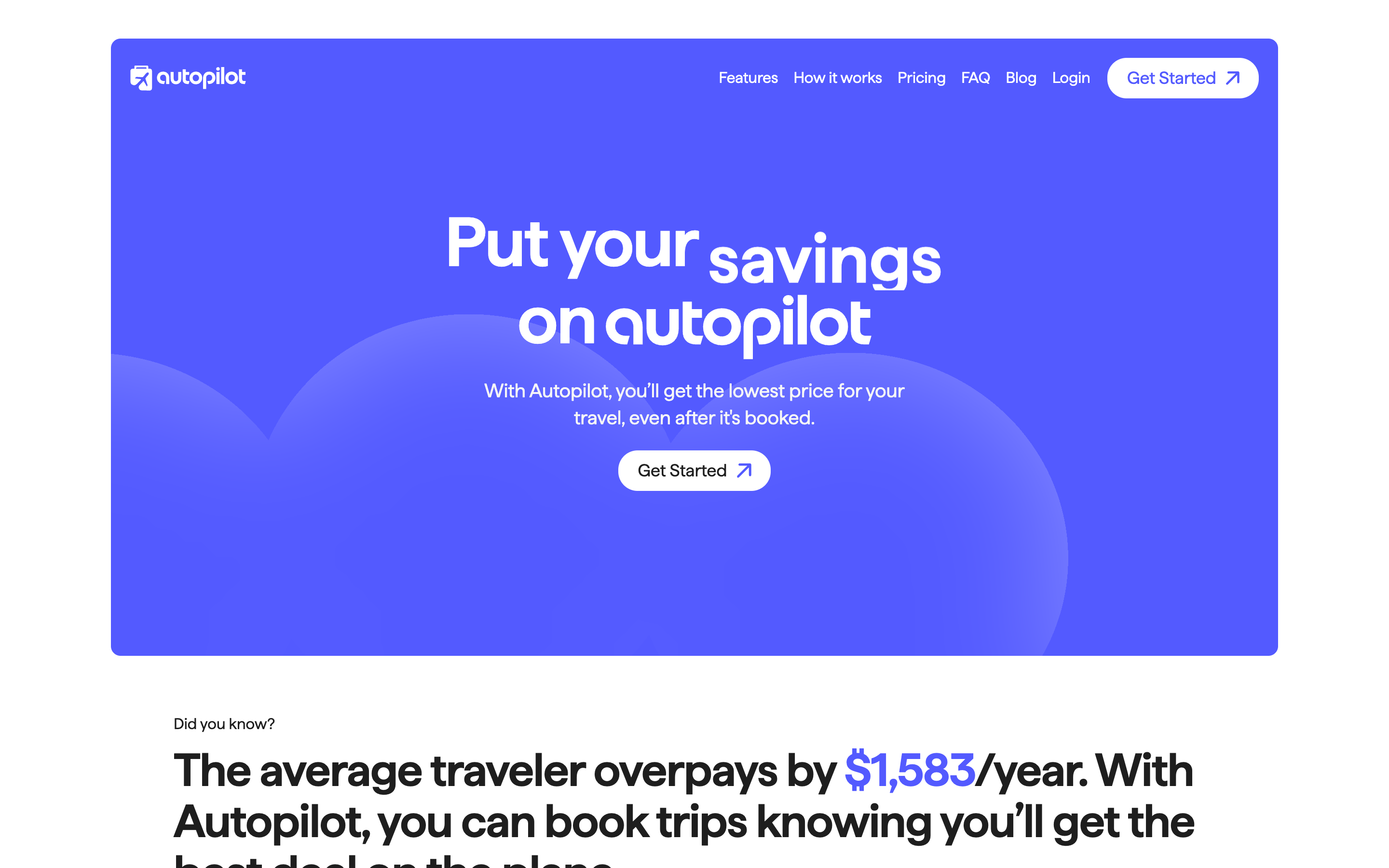 Autopilot website screenshot
