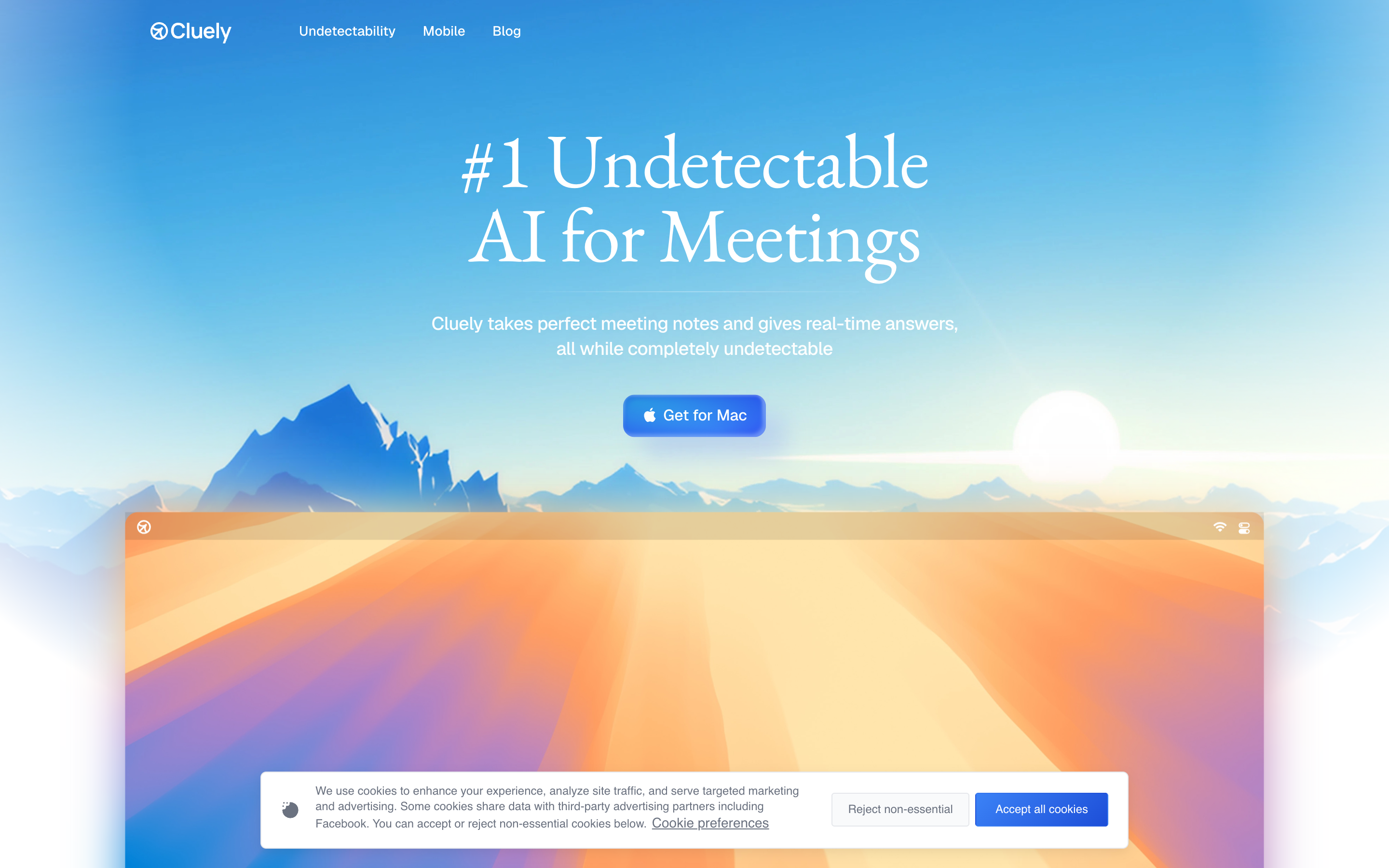 Cluely website screenshot