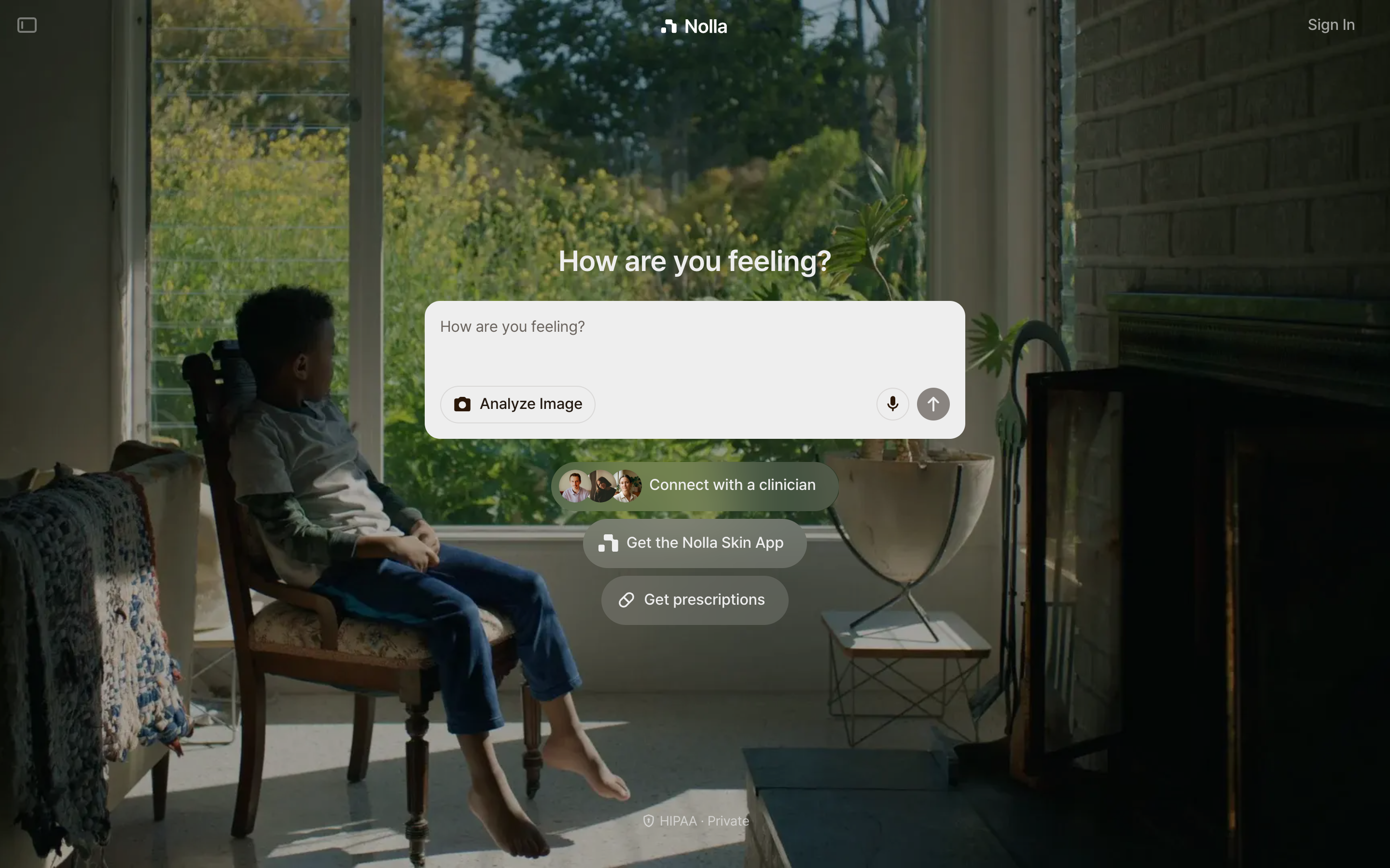 Nolla Health website screenshot