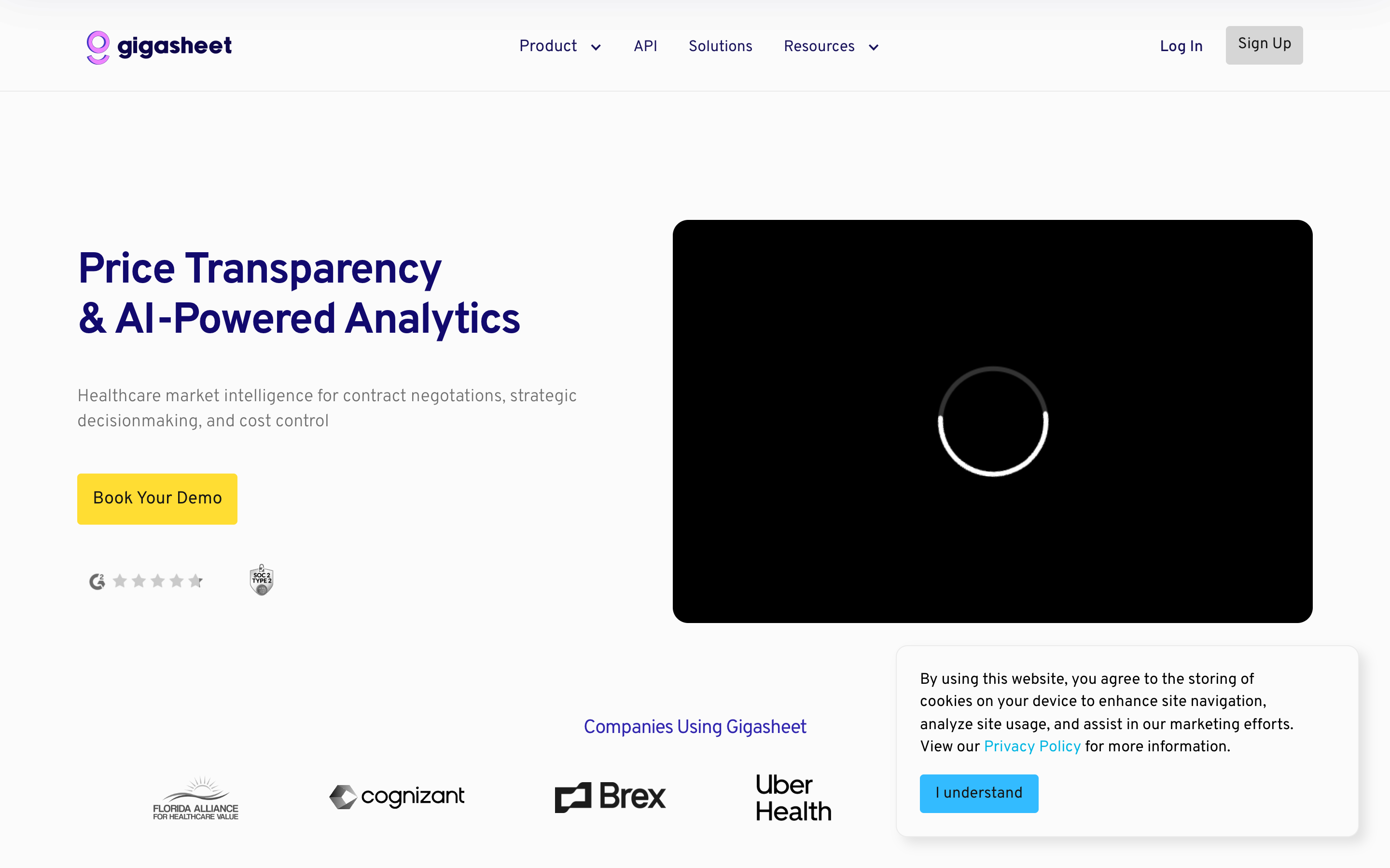 Gigasheet website screenshot