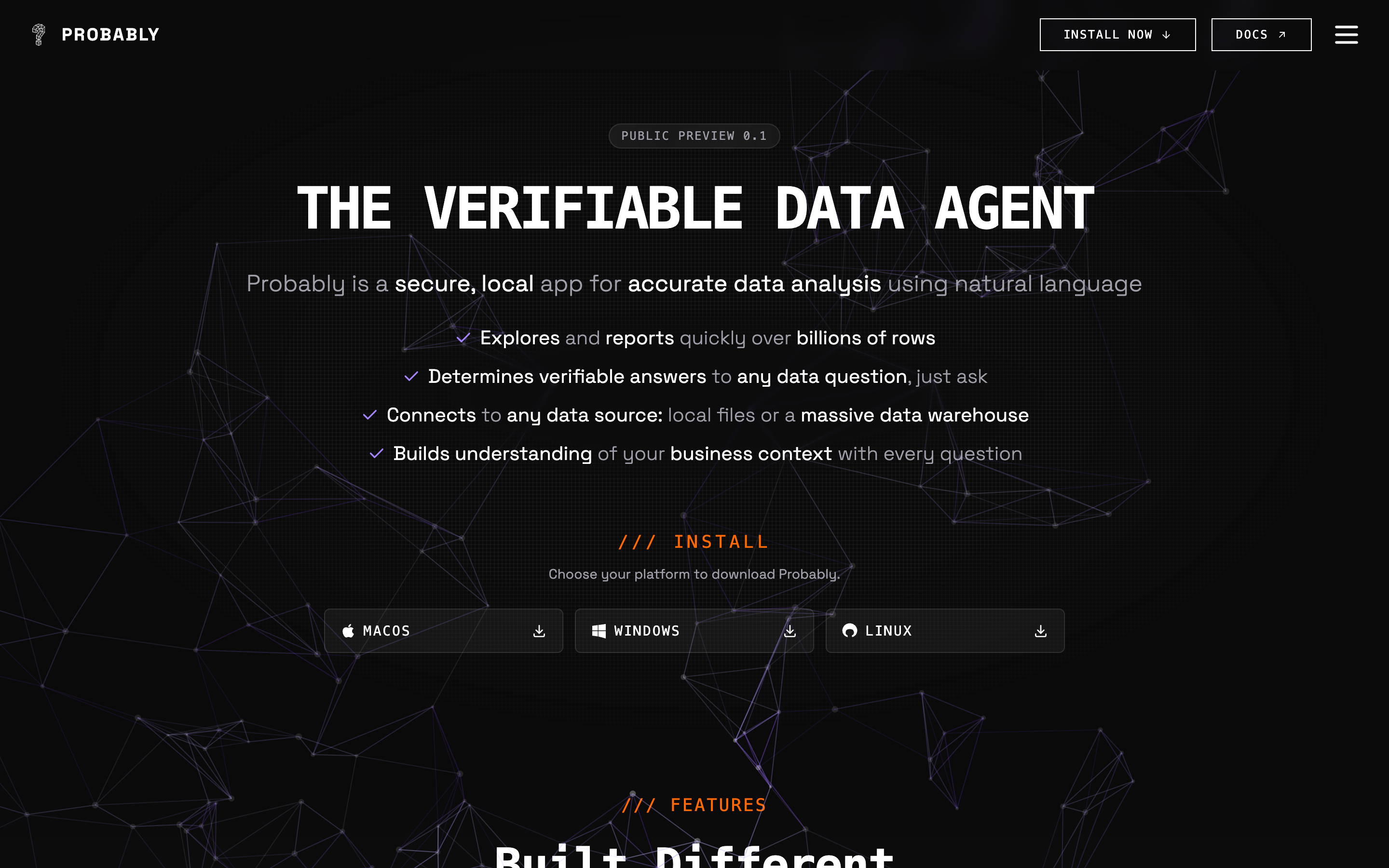 Patch website screenshot
