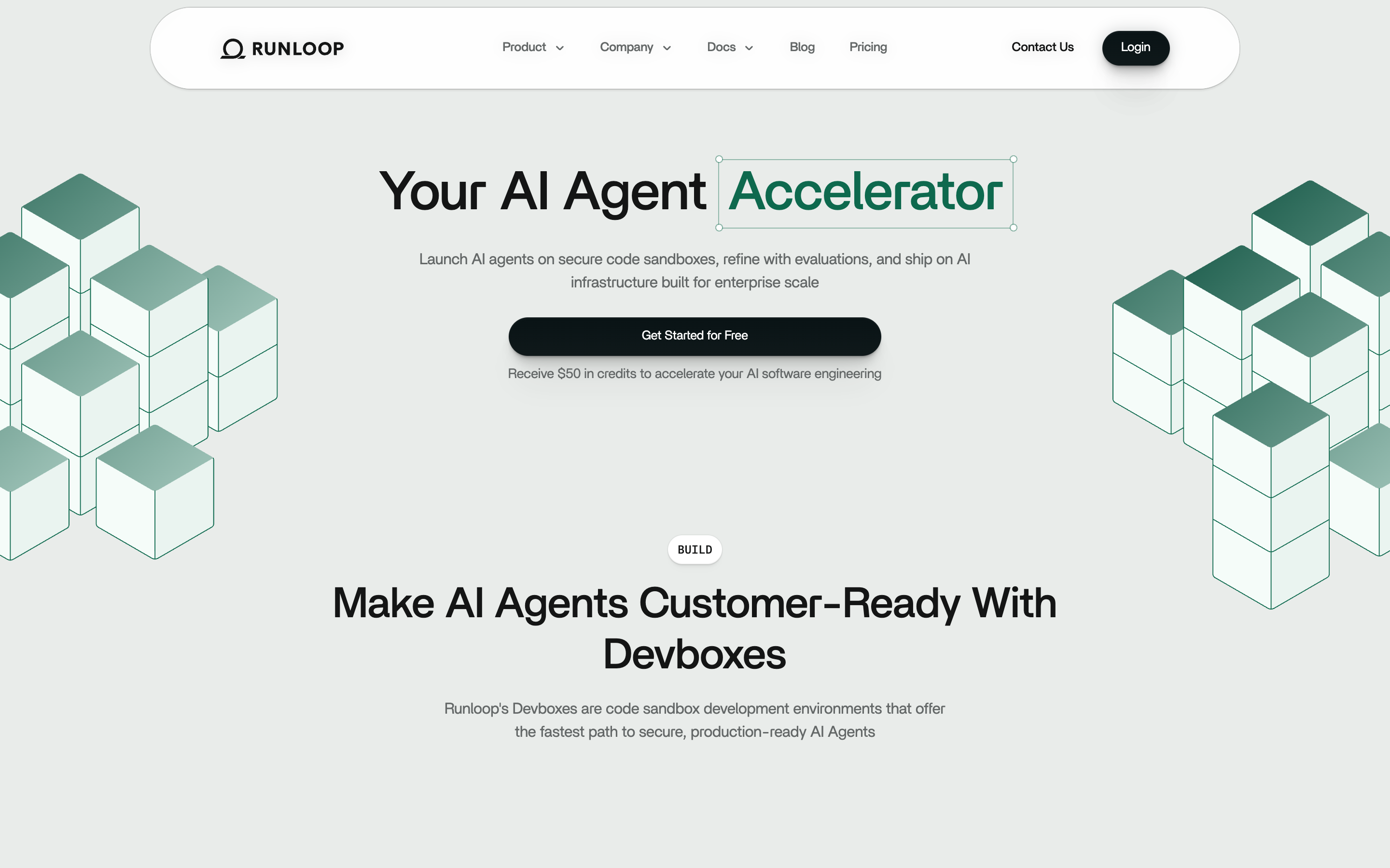 Runloop website screenshot