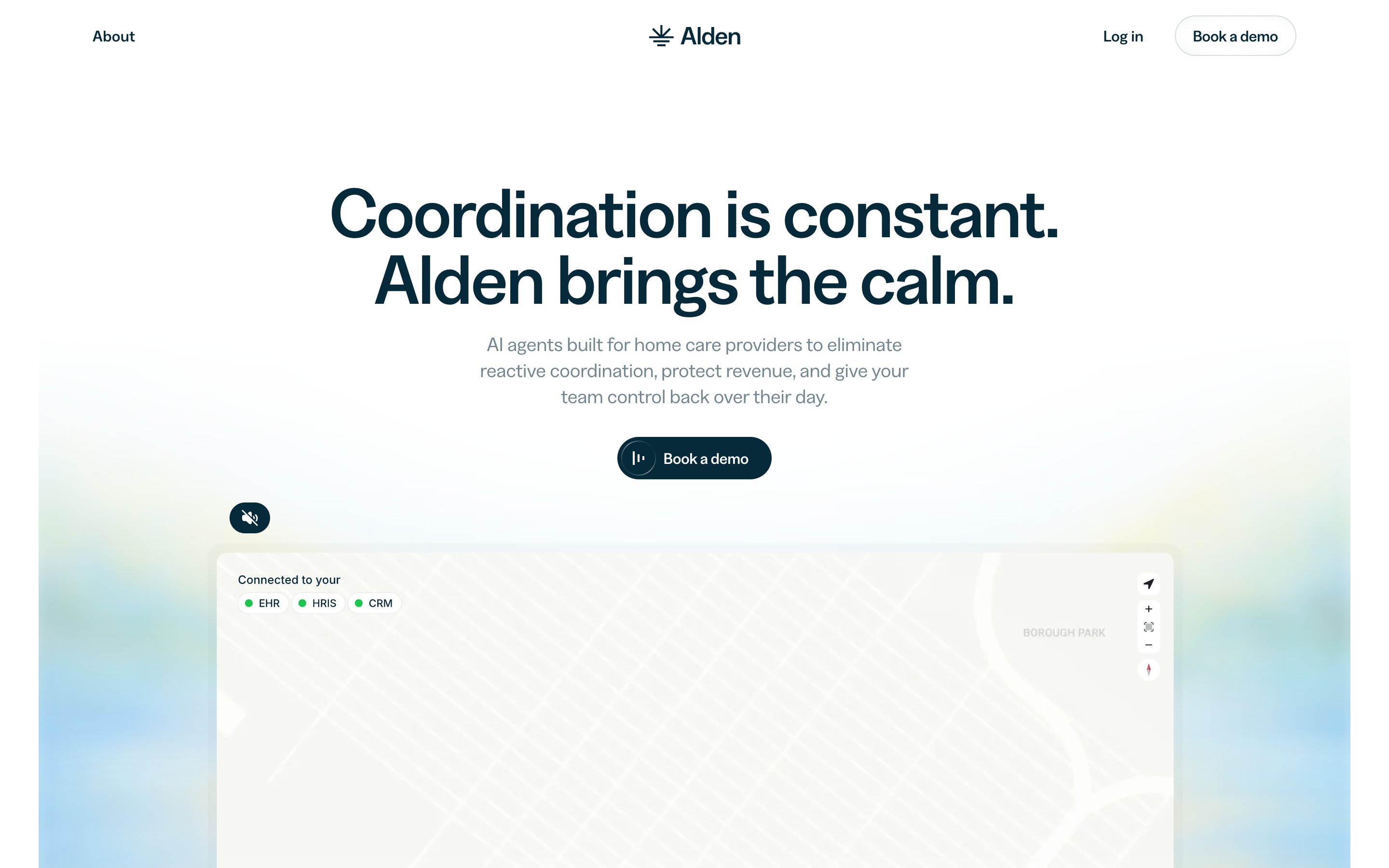 Alden Health website screenshot
