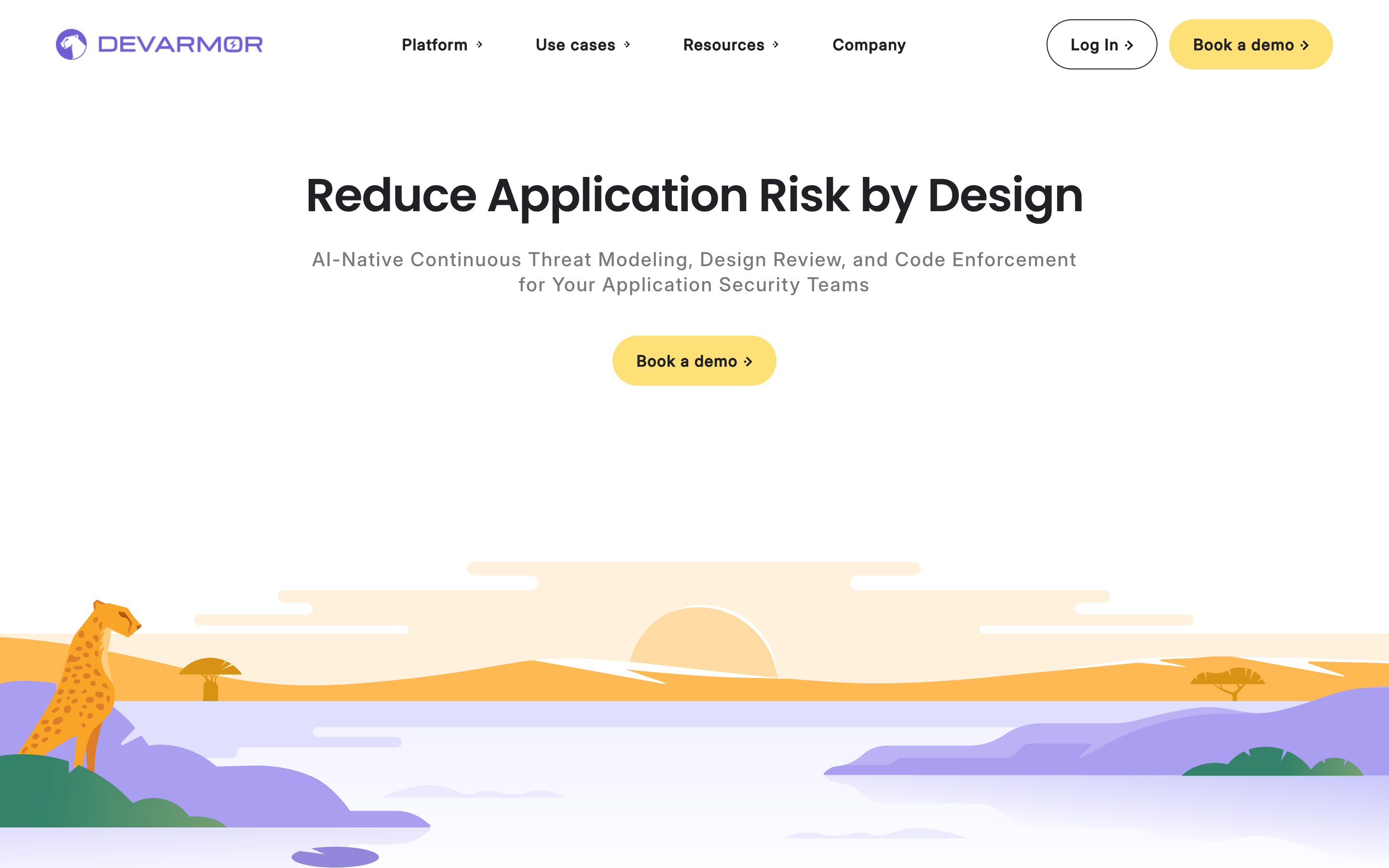DevArmor website screenshot