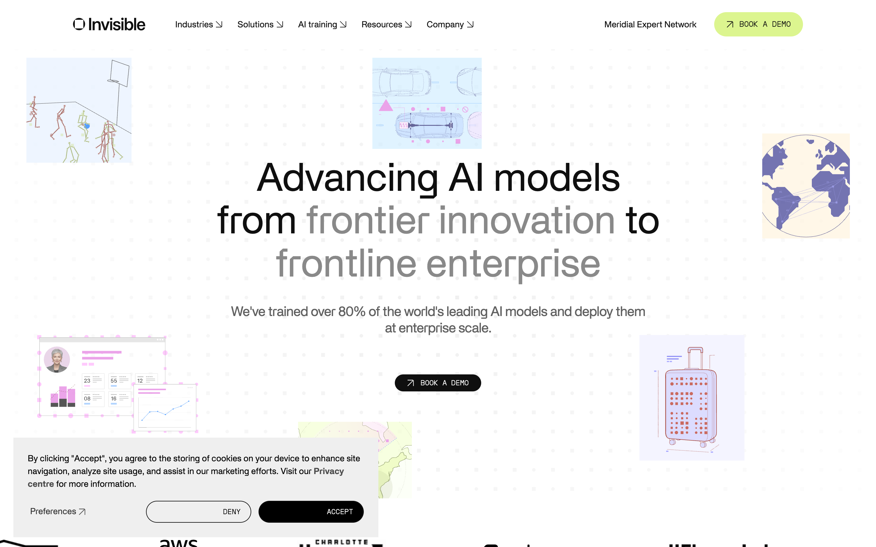 Invisible Tech website screenshot