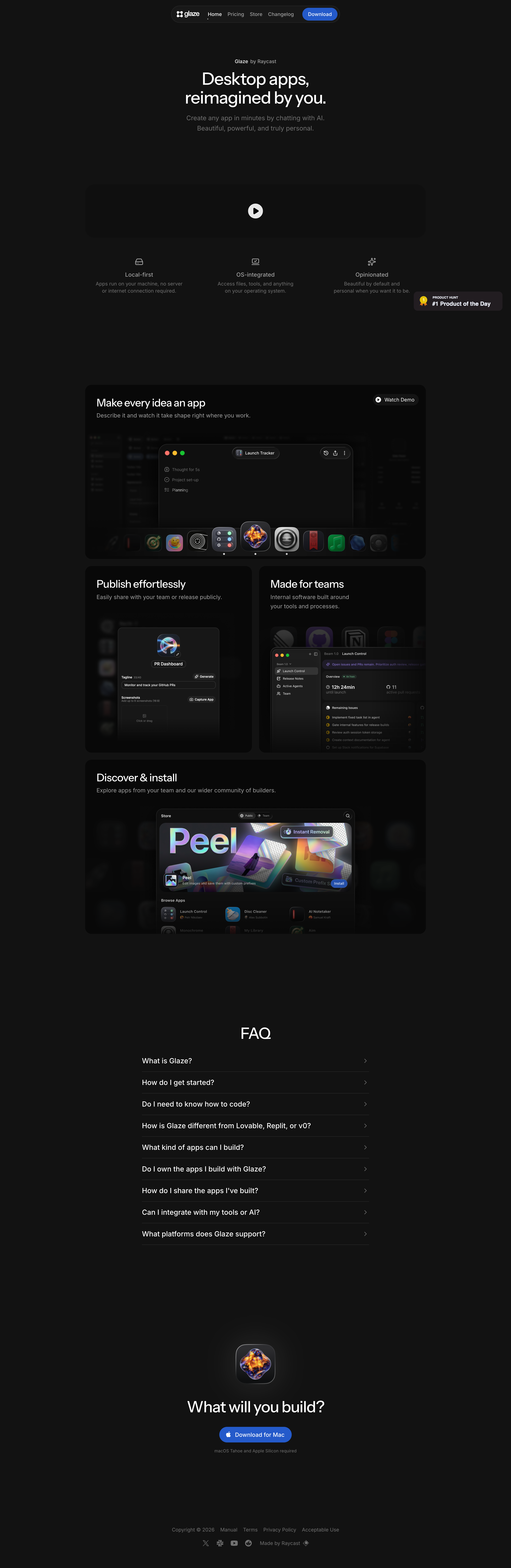Glazeapp desktop screenshot