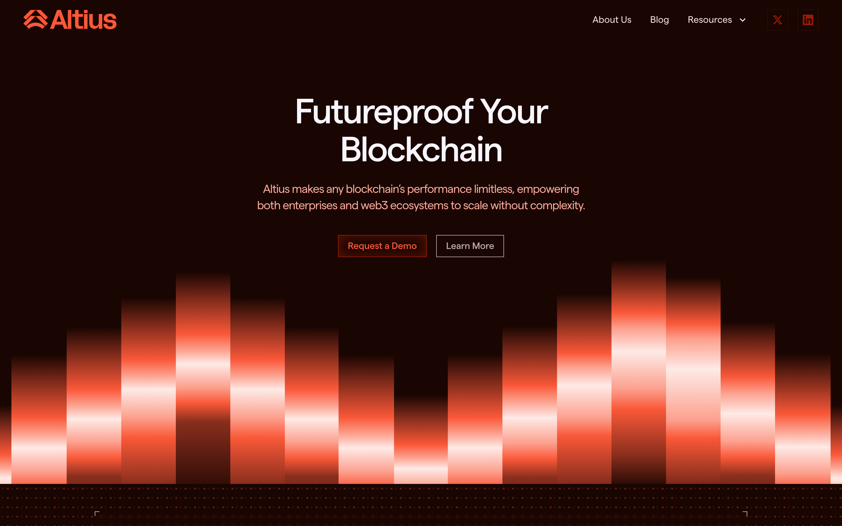 Altius Labs website screenshot
