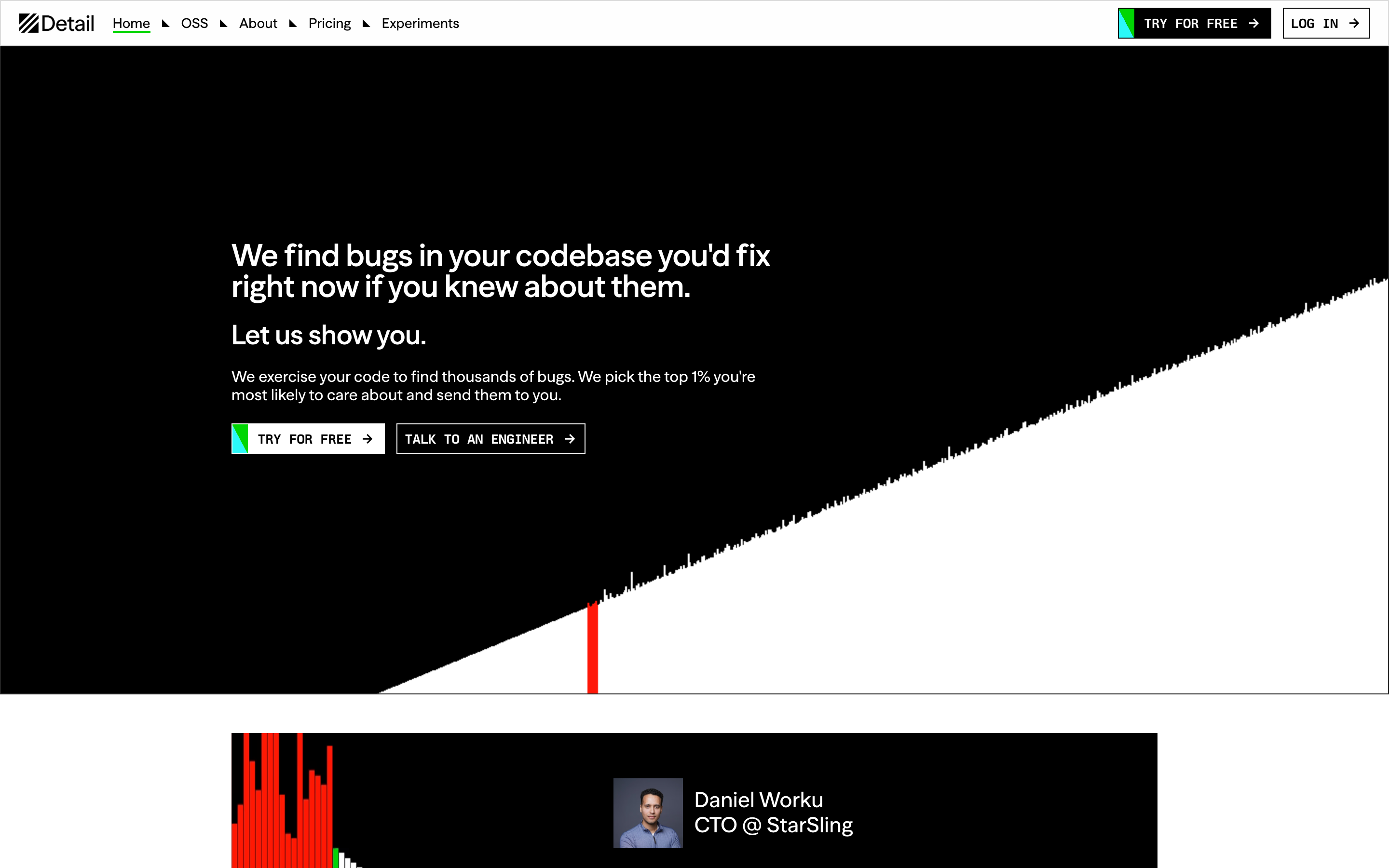 Detail Dev website screenshot