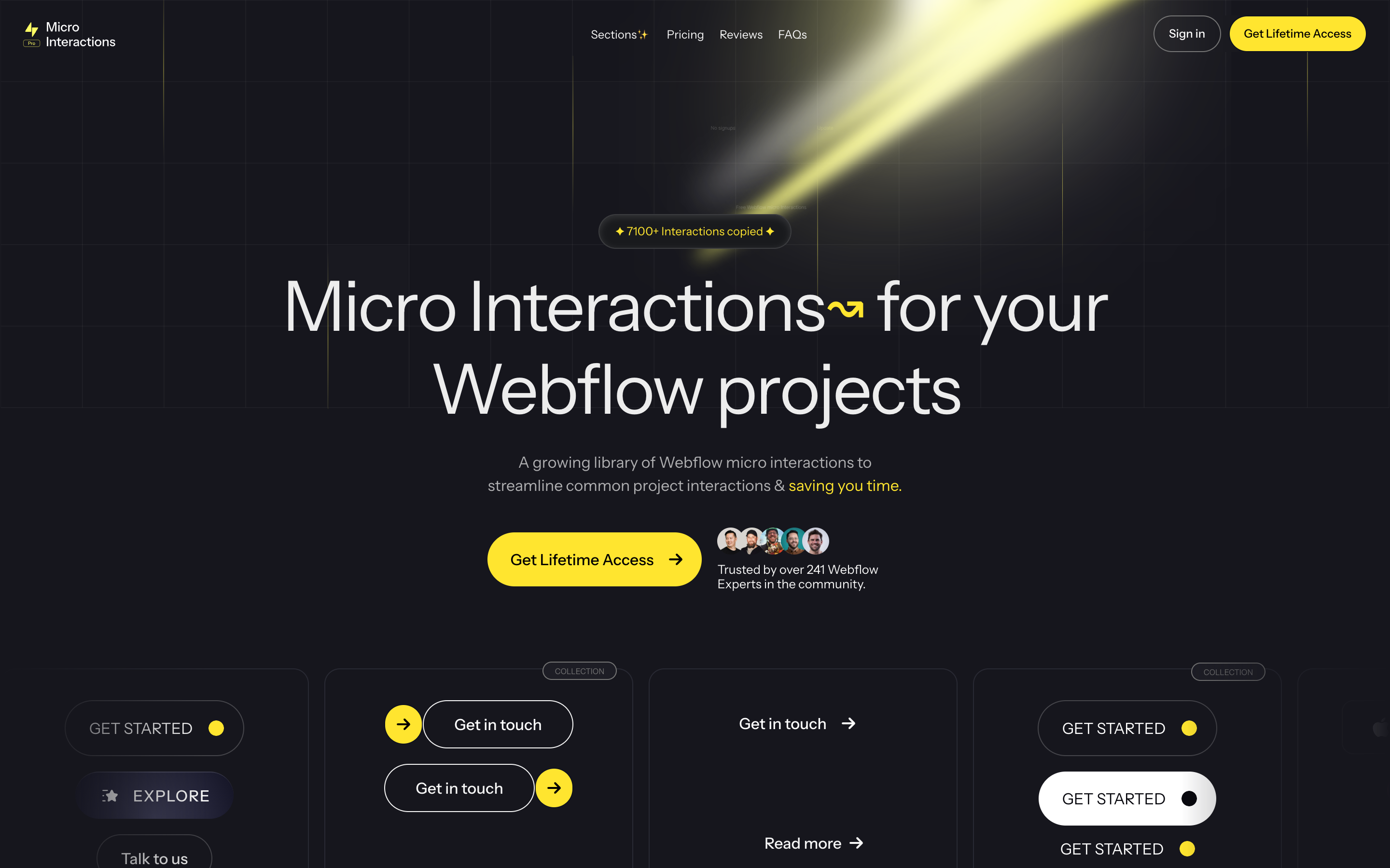 Microinteractions website screenshot