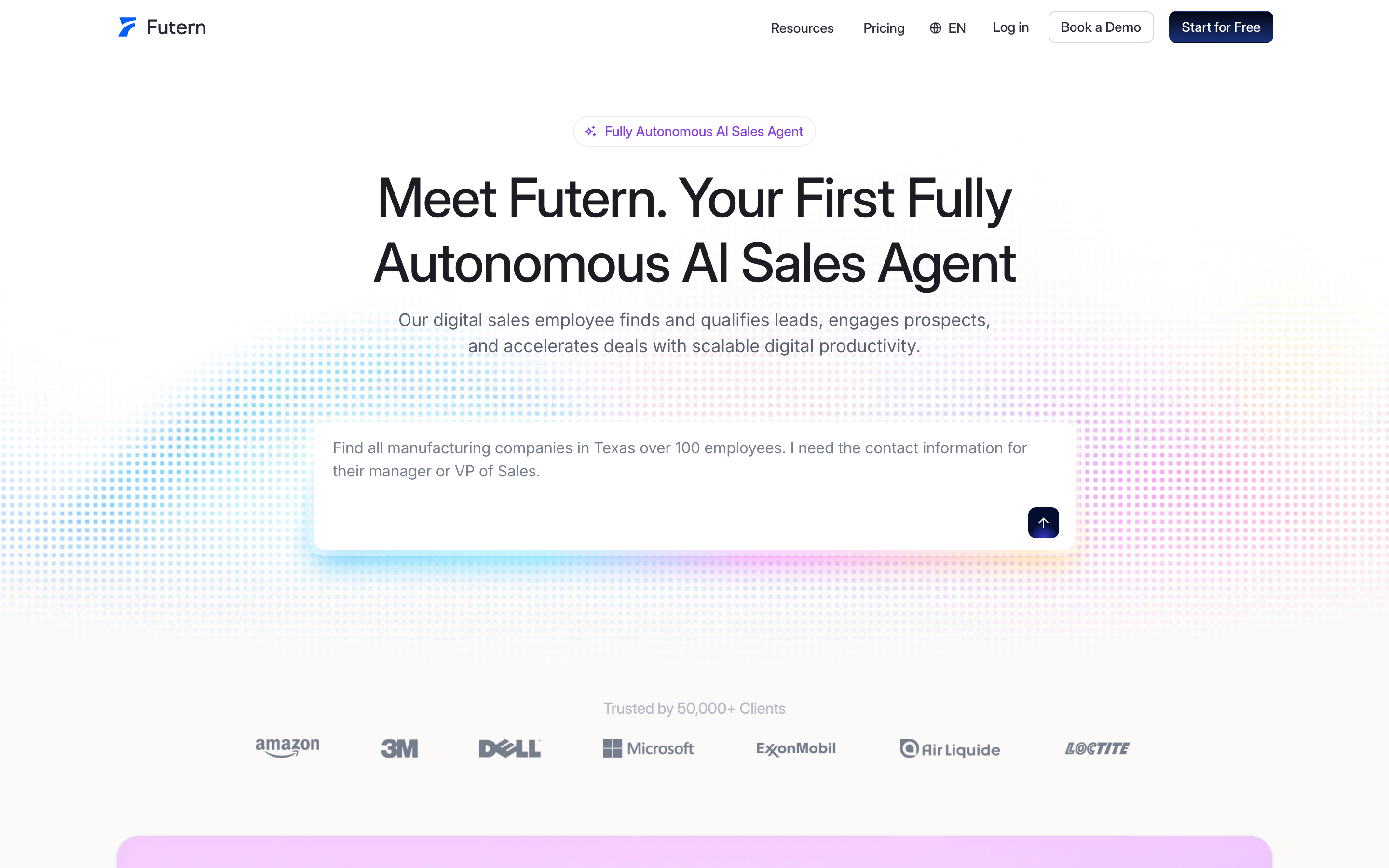 Futern website screenshot