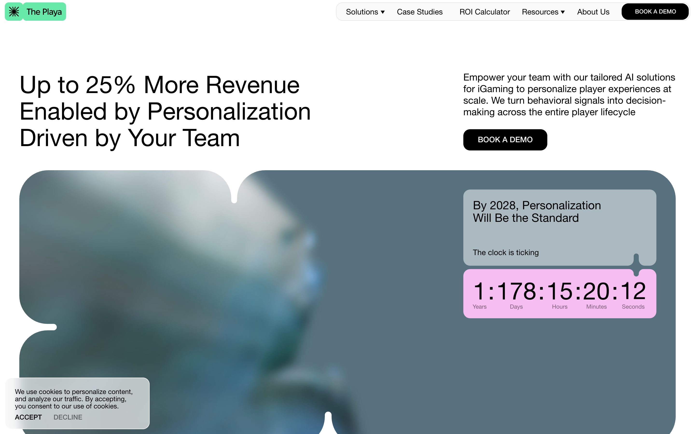 The Playa Solutions website screenshot