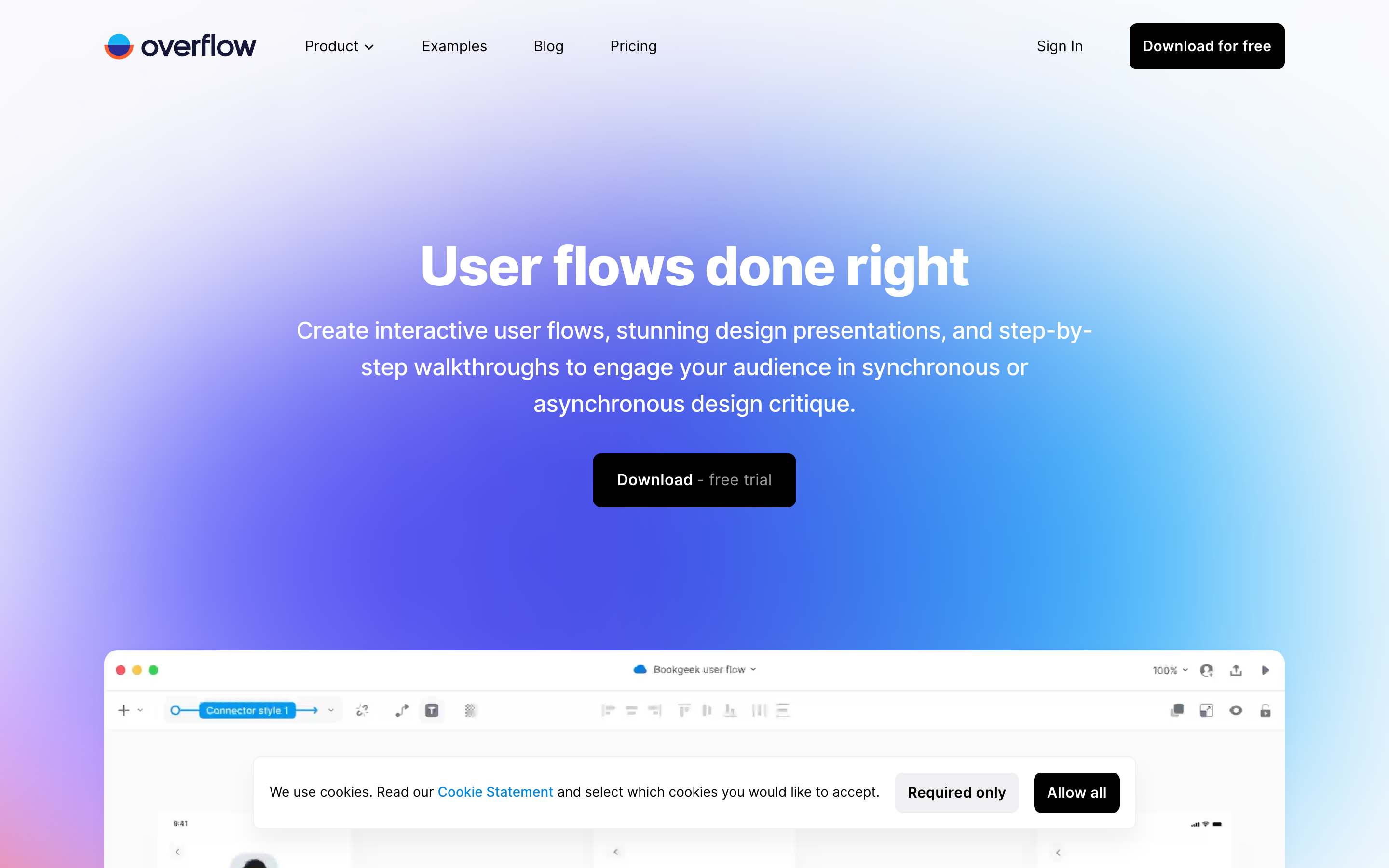 Overflow website screenshot