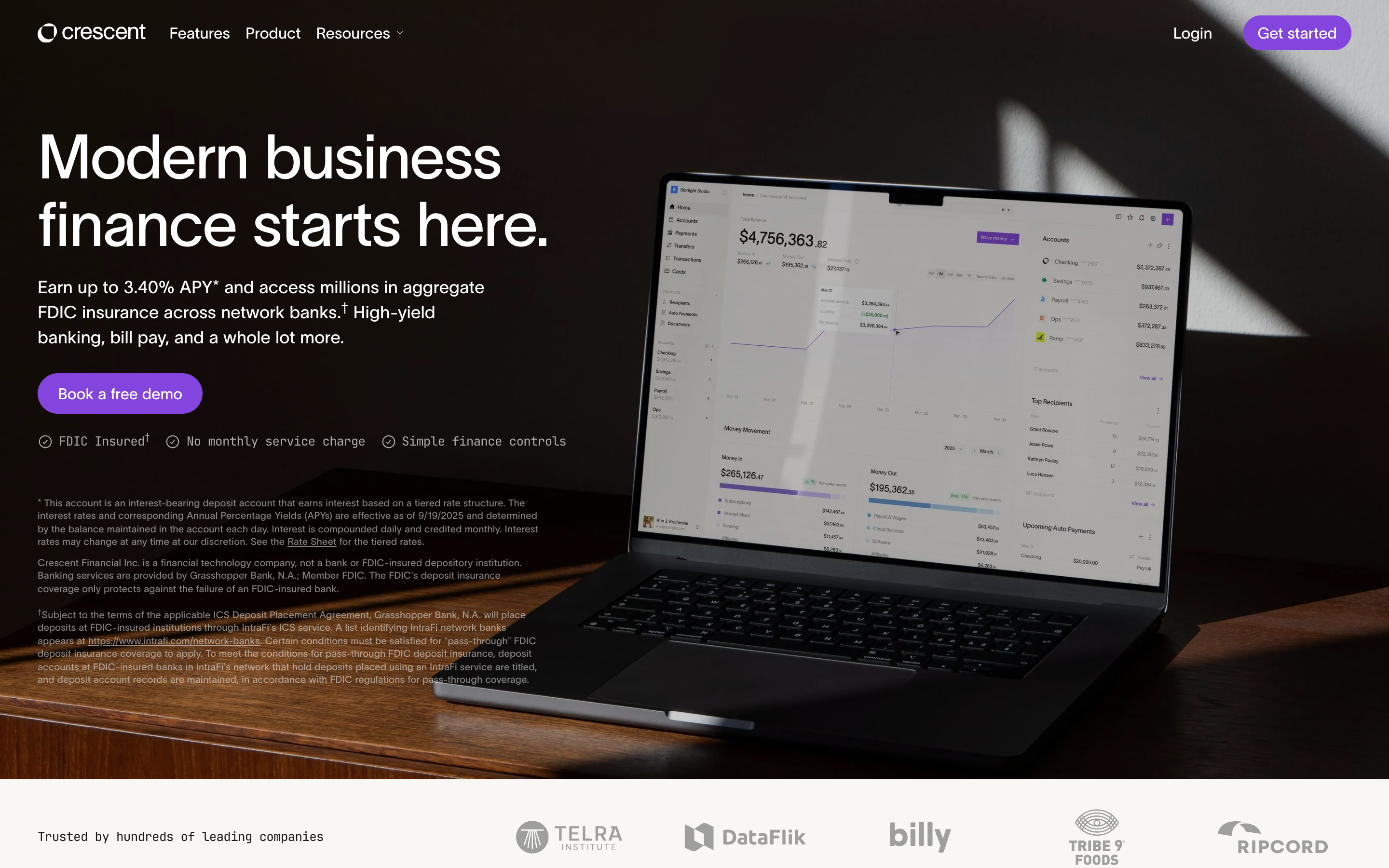 Getcrescent website screenshot