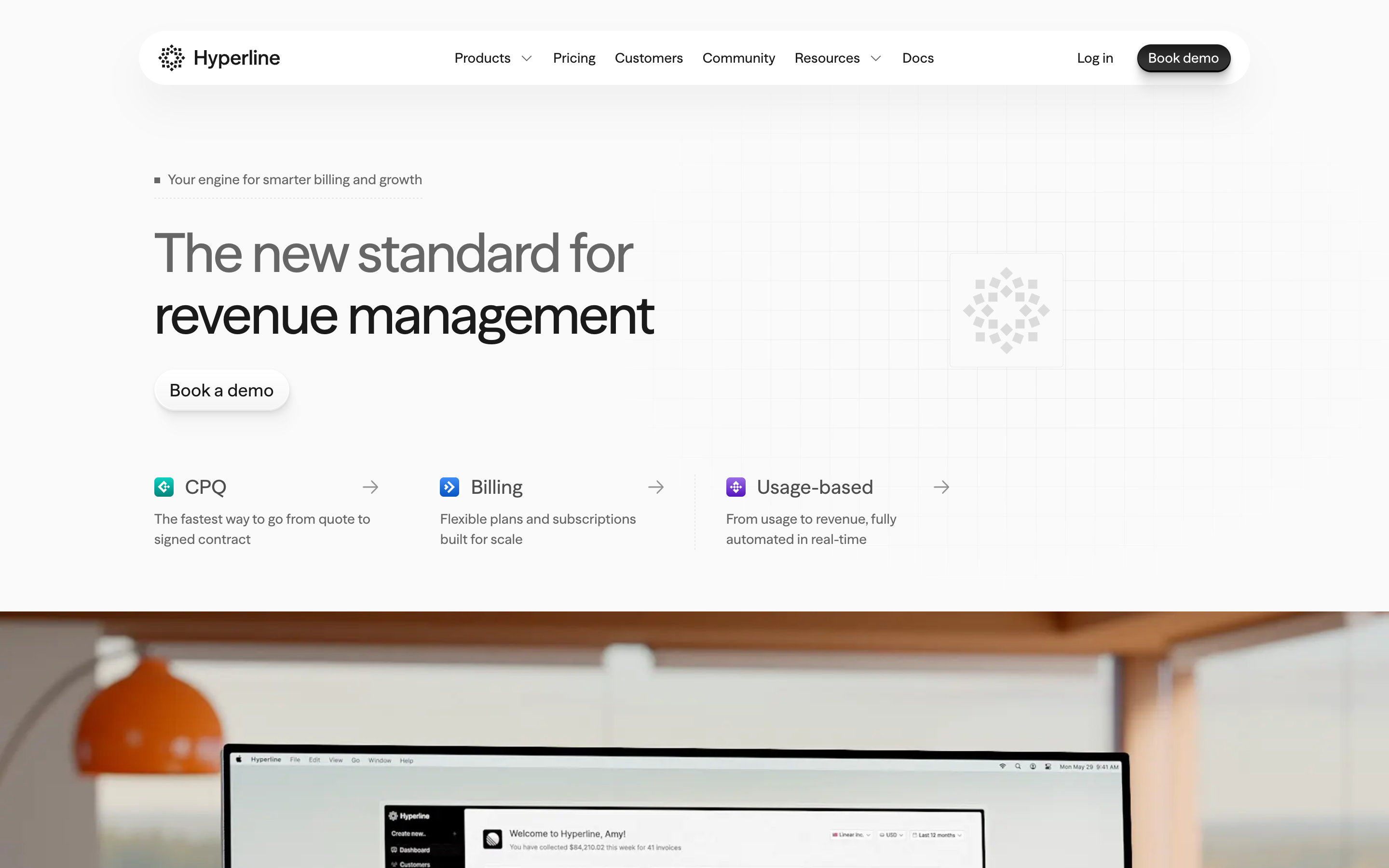 Hyperline website screenshot
