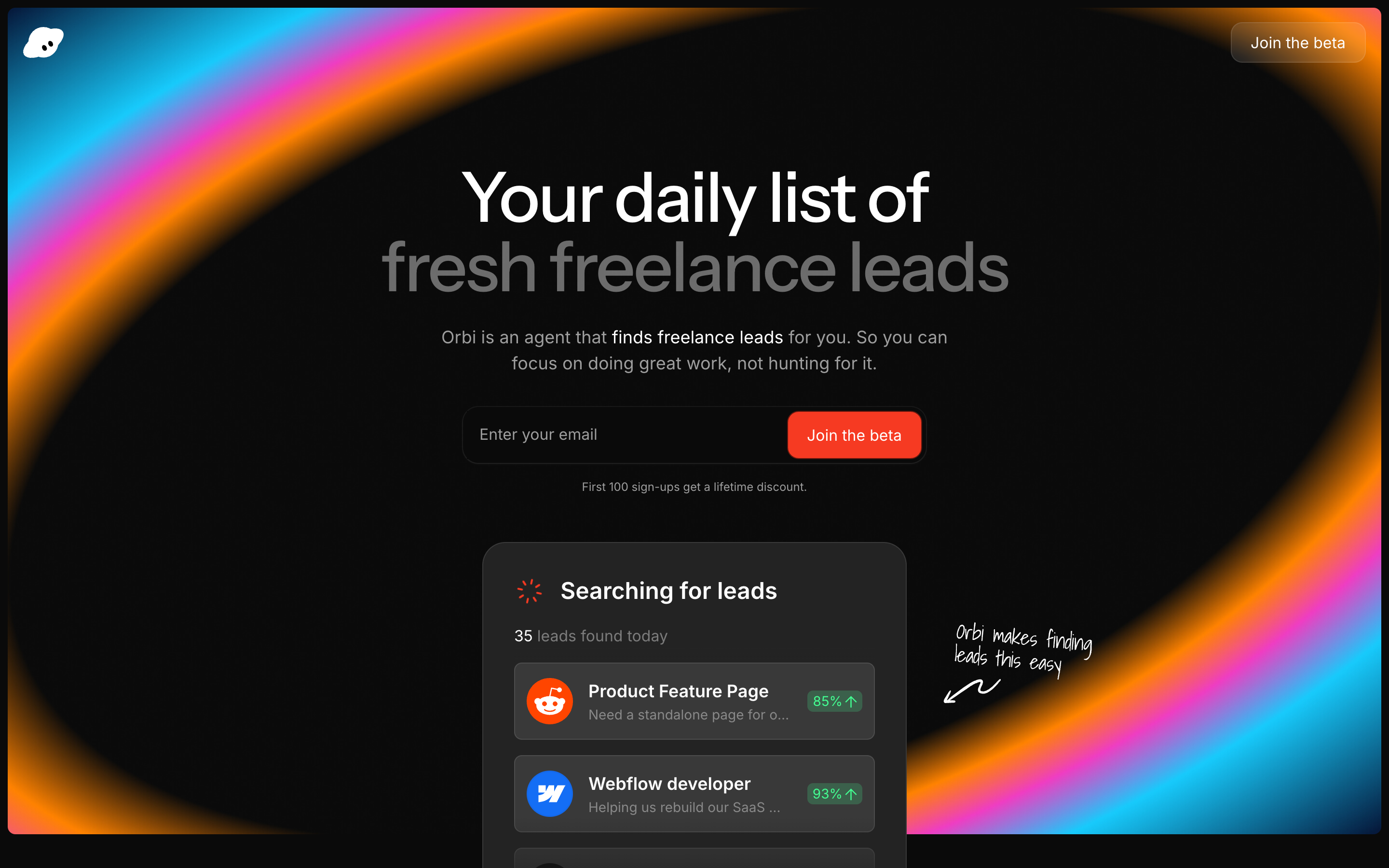 Heyorbi website screenshot