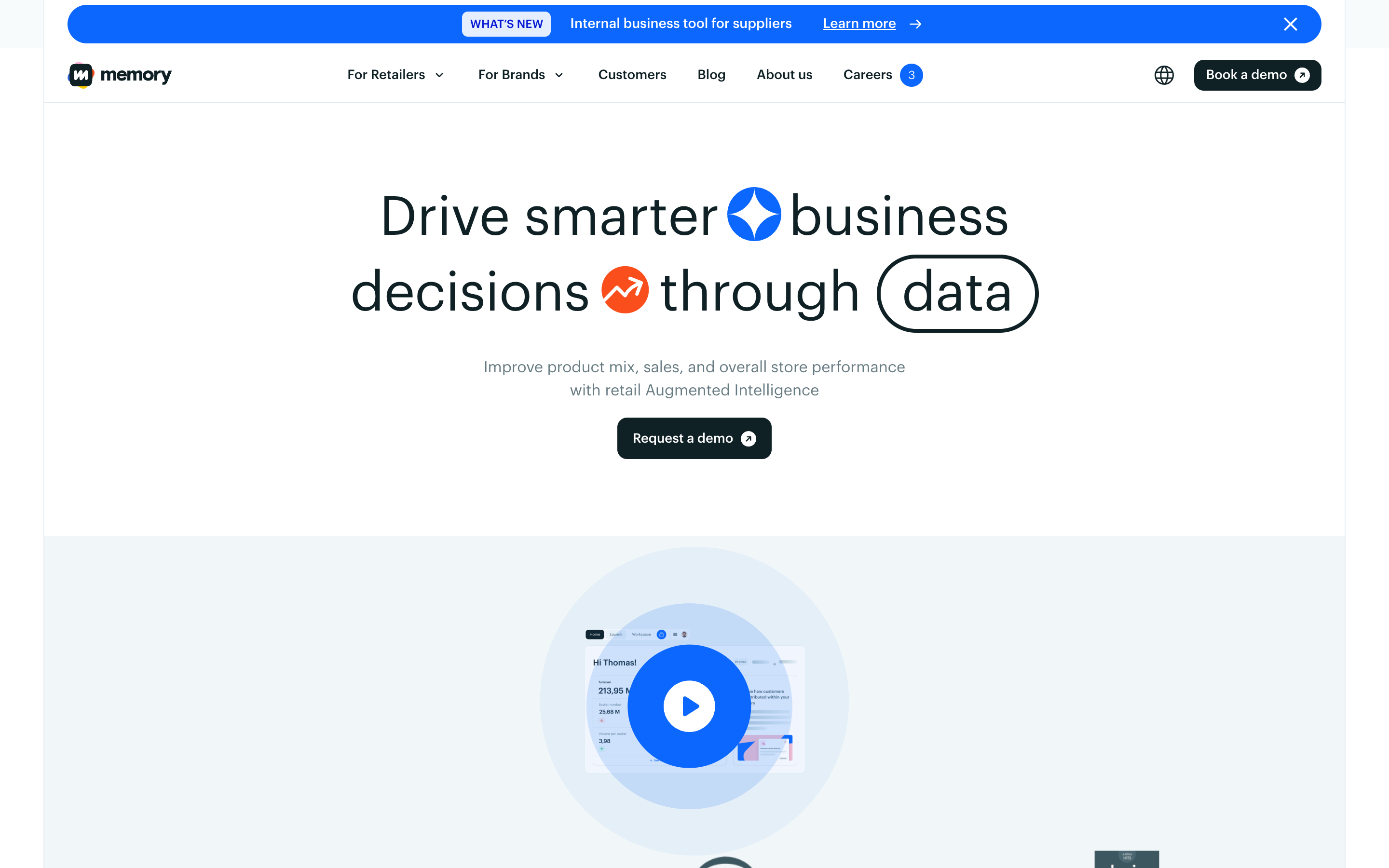 Inthememory website screenshot