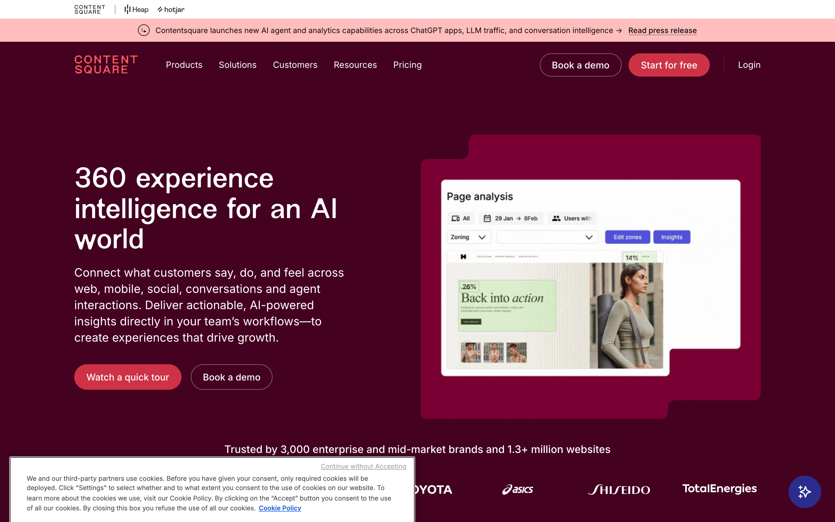 Contentsquare website screenshot