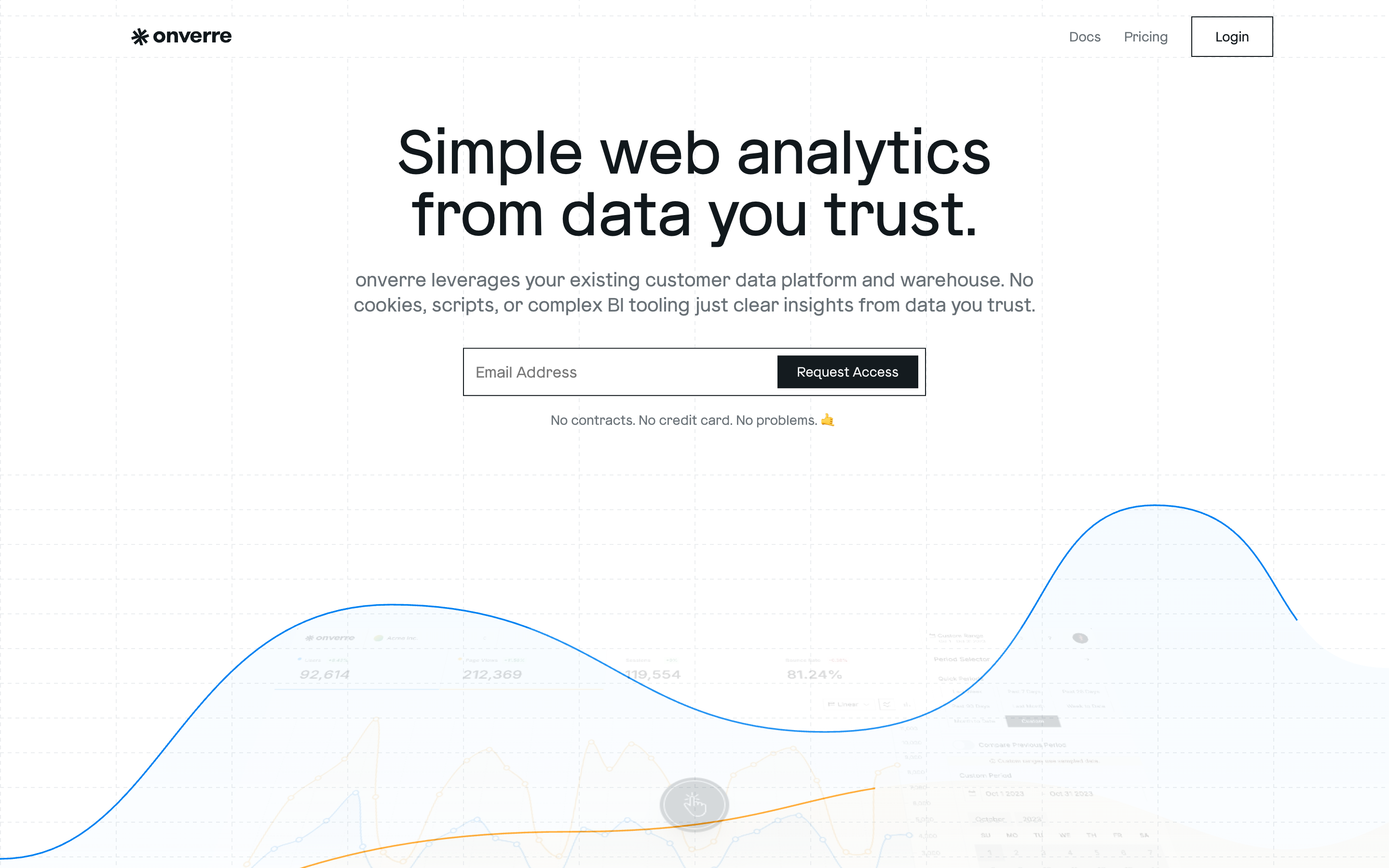 Onverre website screenshot