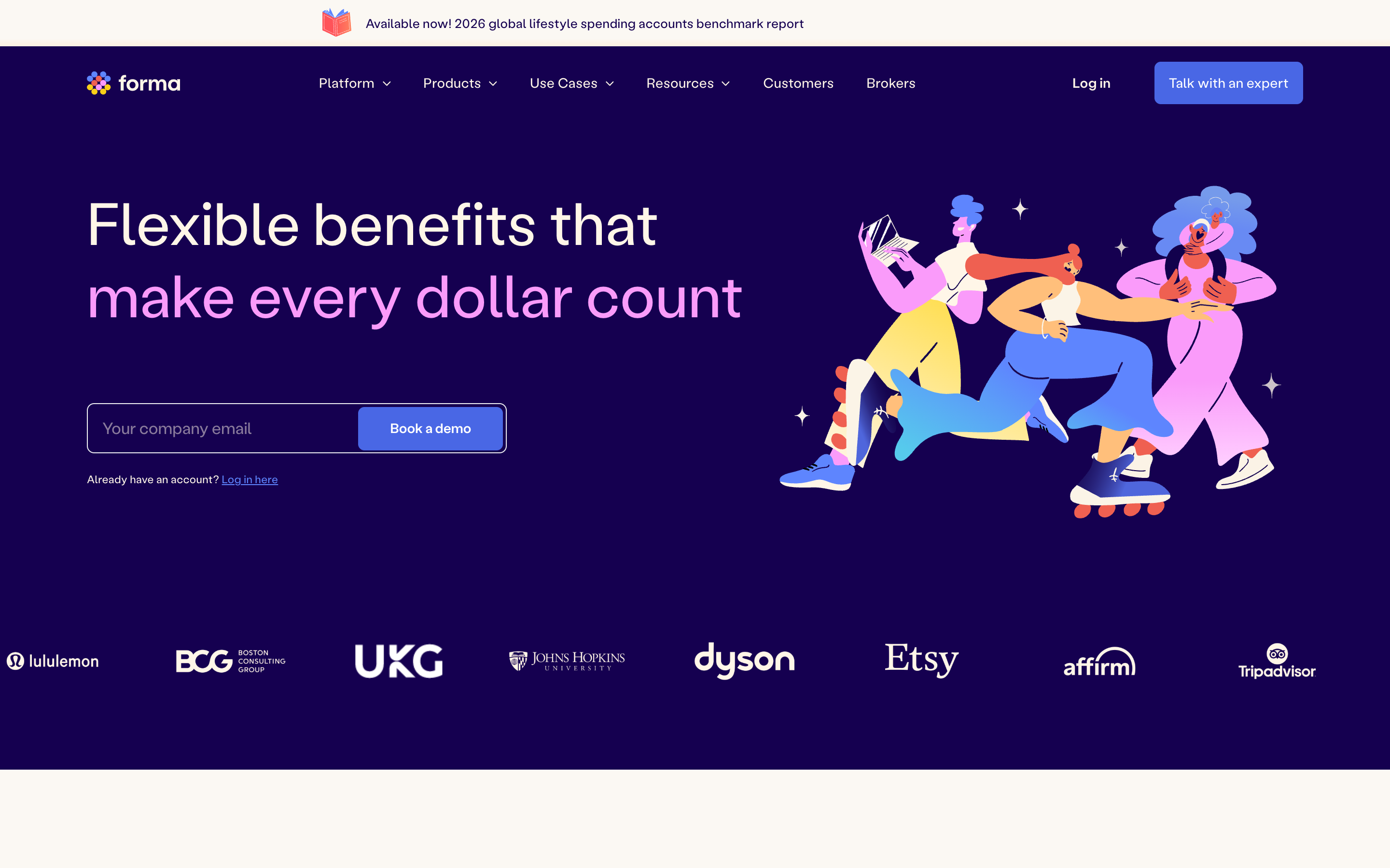 Joinforma website screenshot