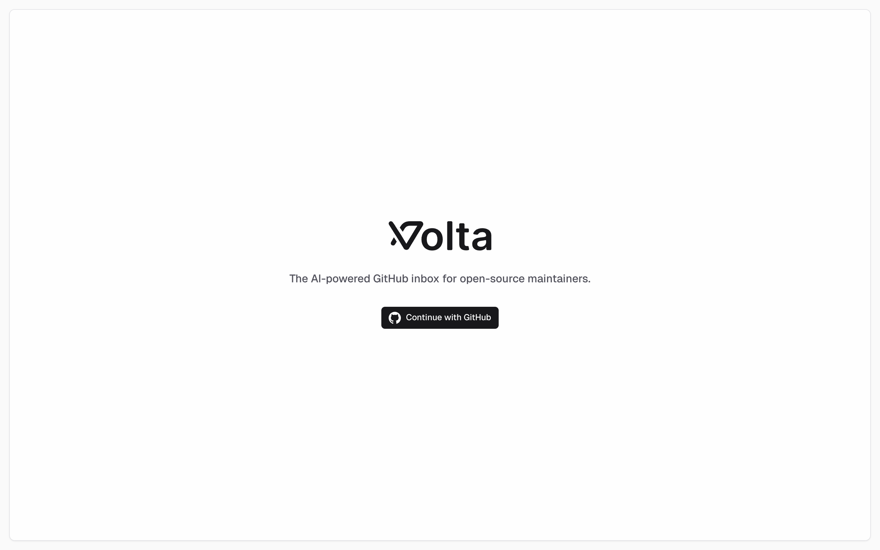 Volta website screenshot