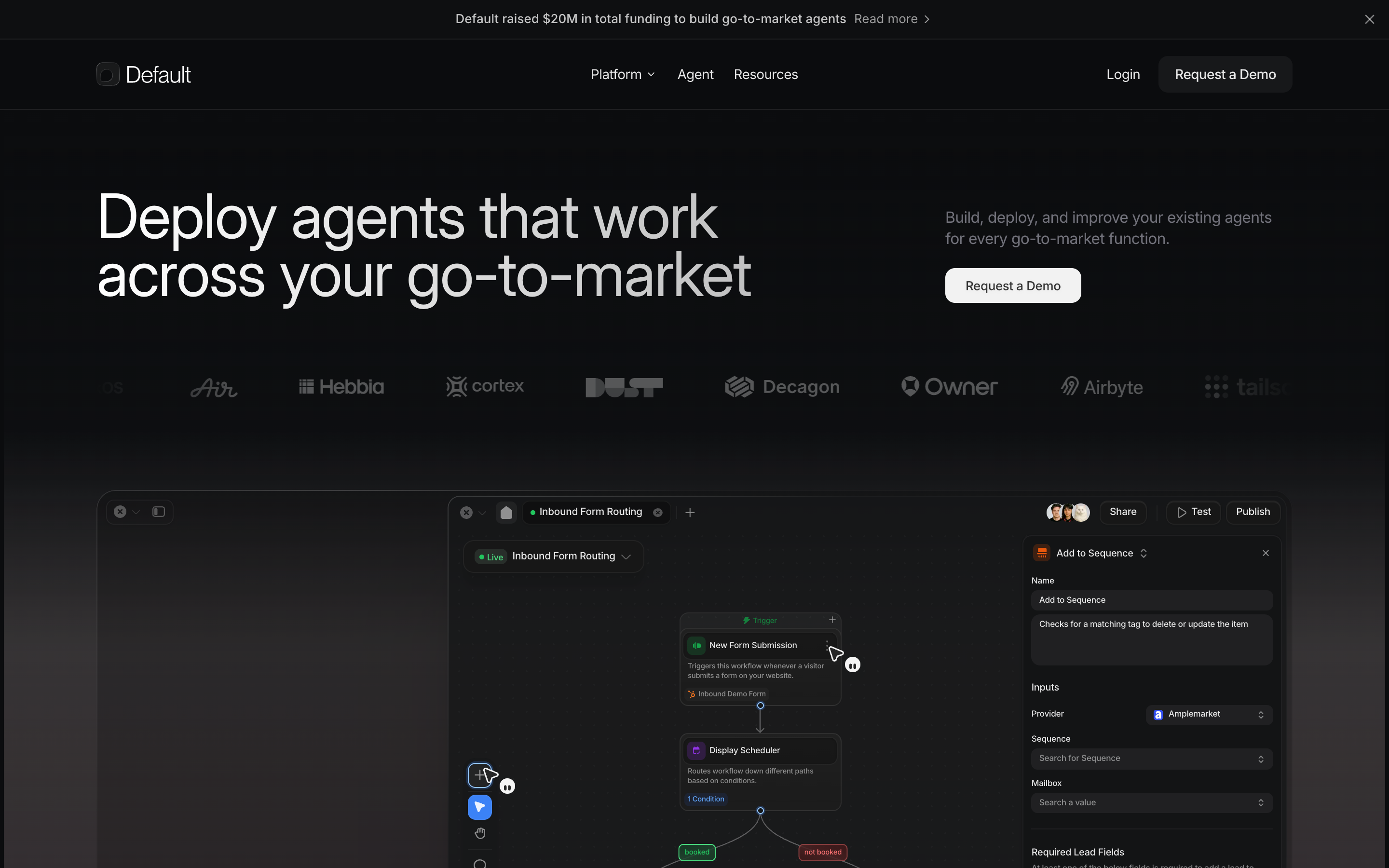 Default website screenshot