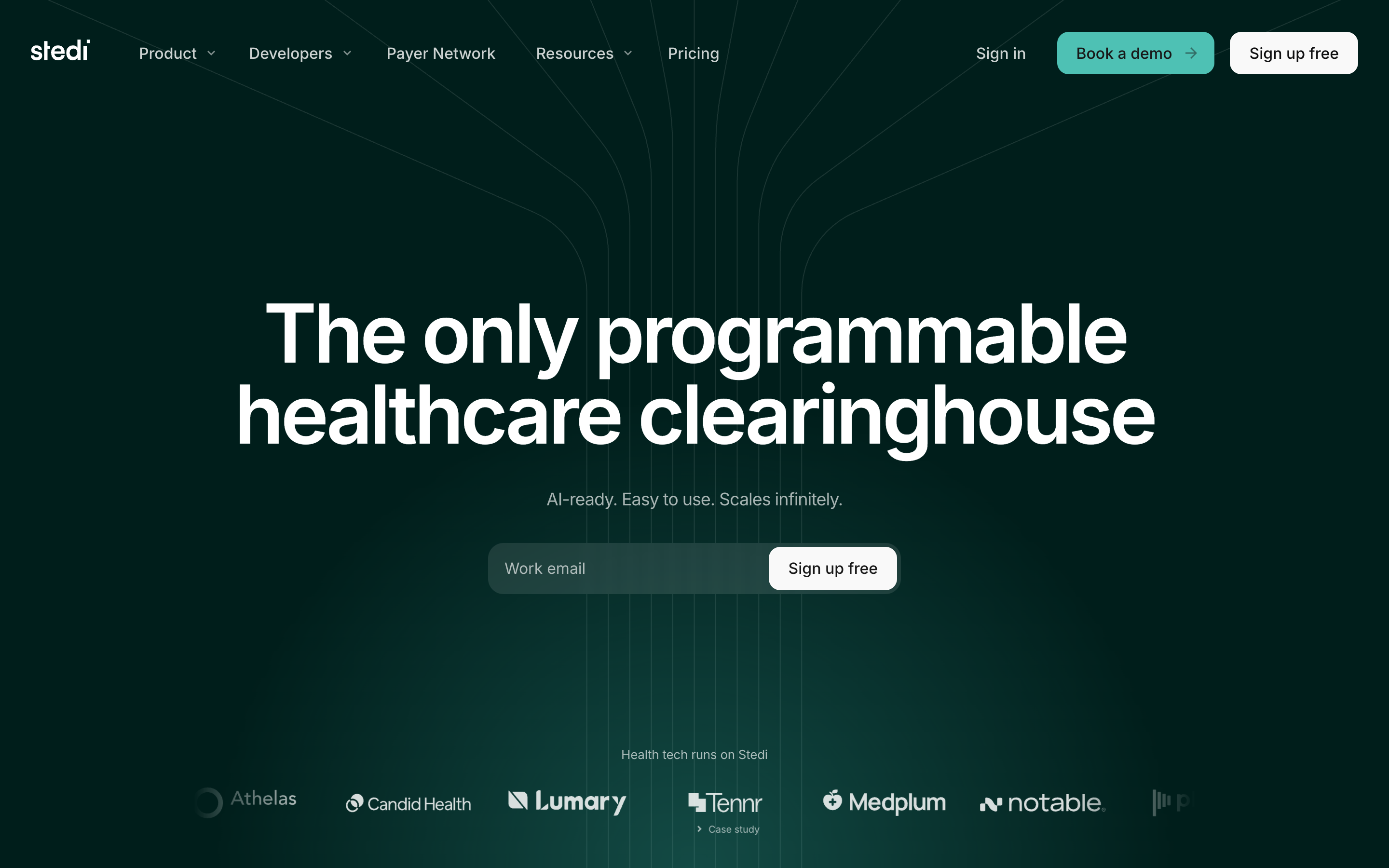 Stedi website screenshot