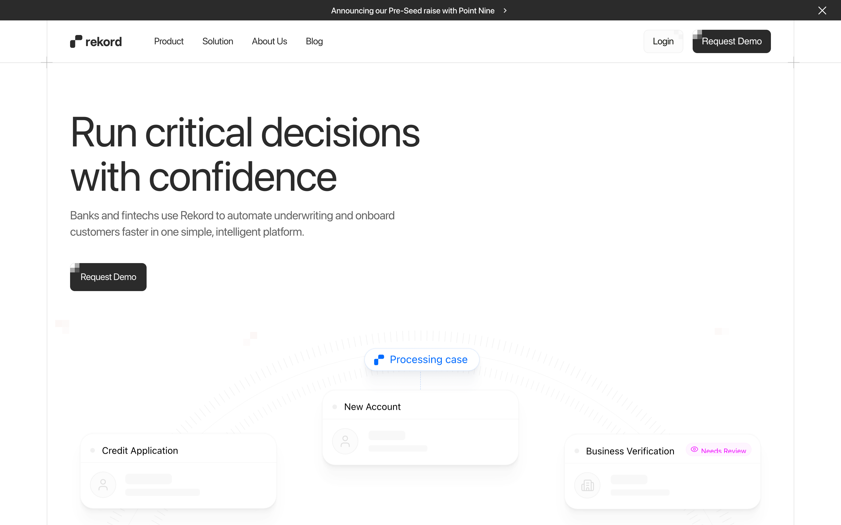 Rekordsoftware website screenshot